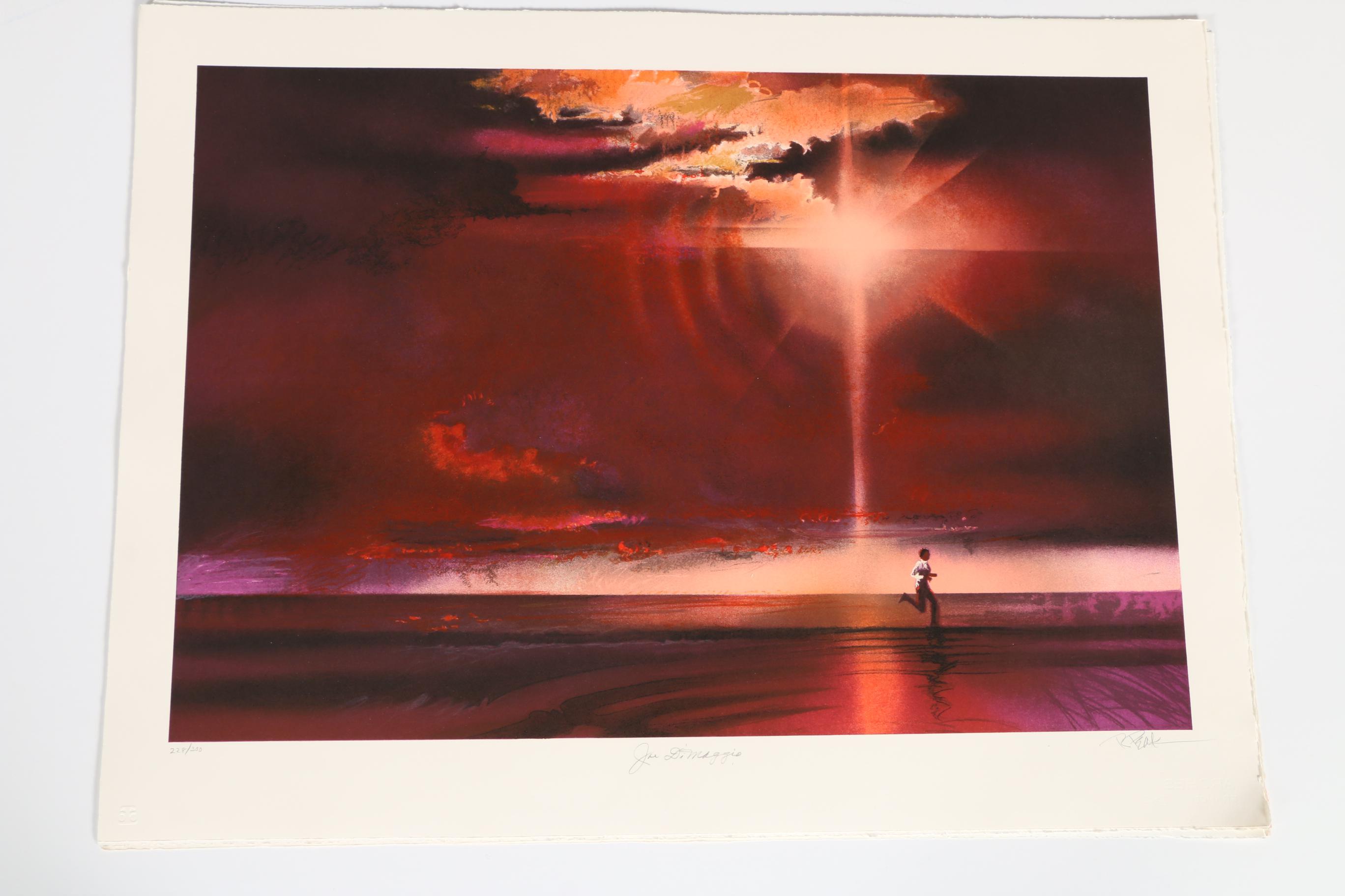 Robert Peak Limited Edition Lithographs "The Spirit of Sport"