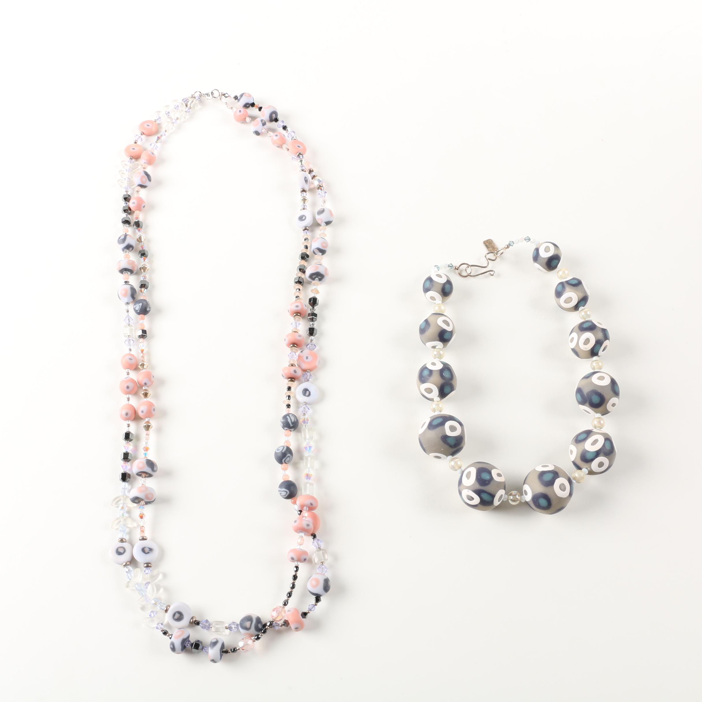 Laura Appleman Polymer Clay Necklaces