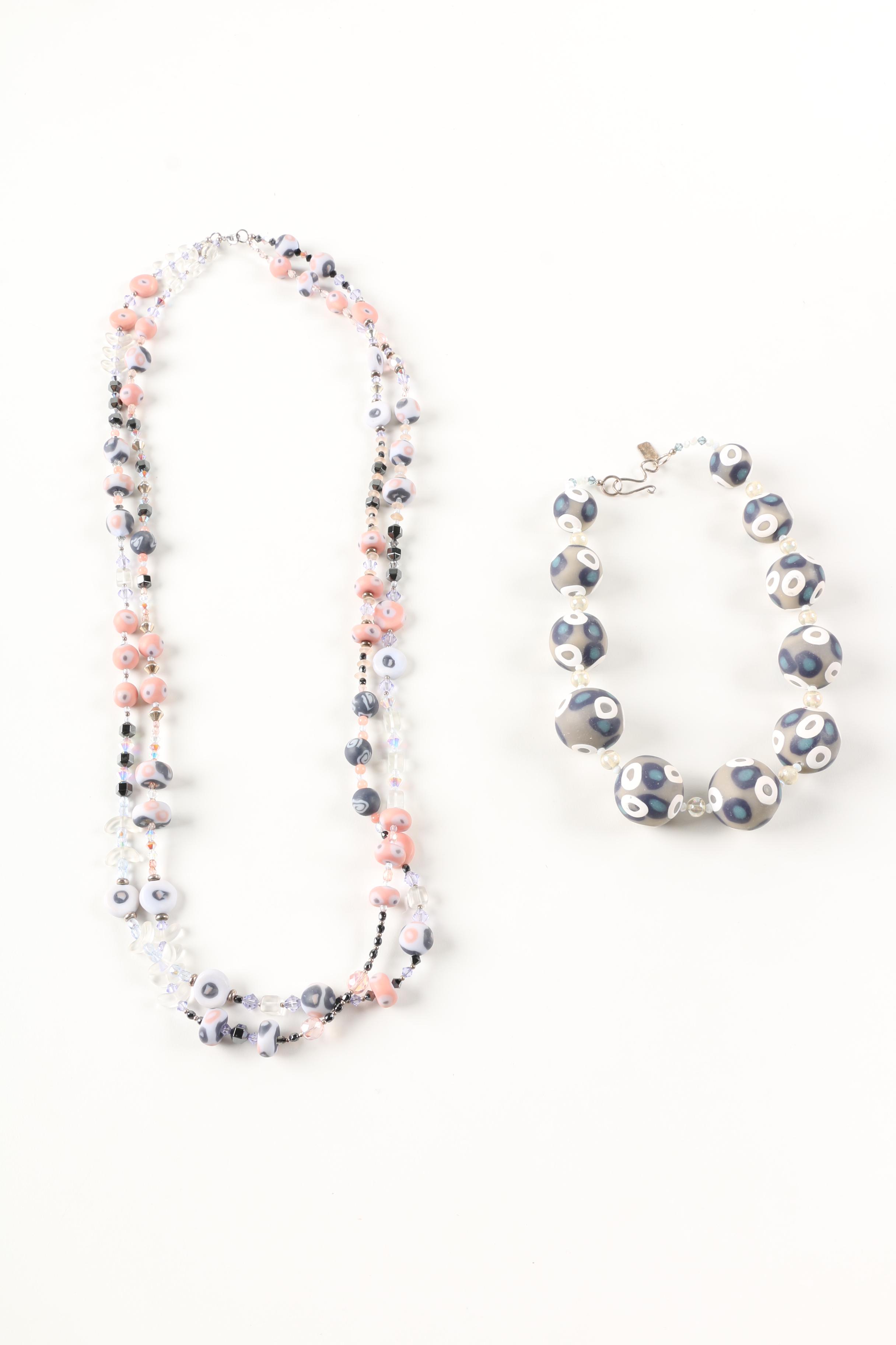 Laura Appleman Polymer Clay Necklaces