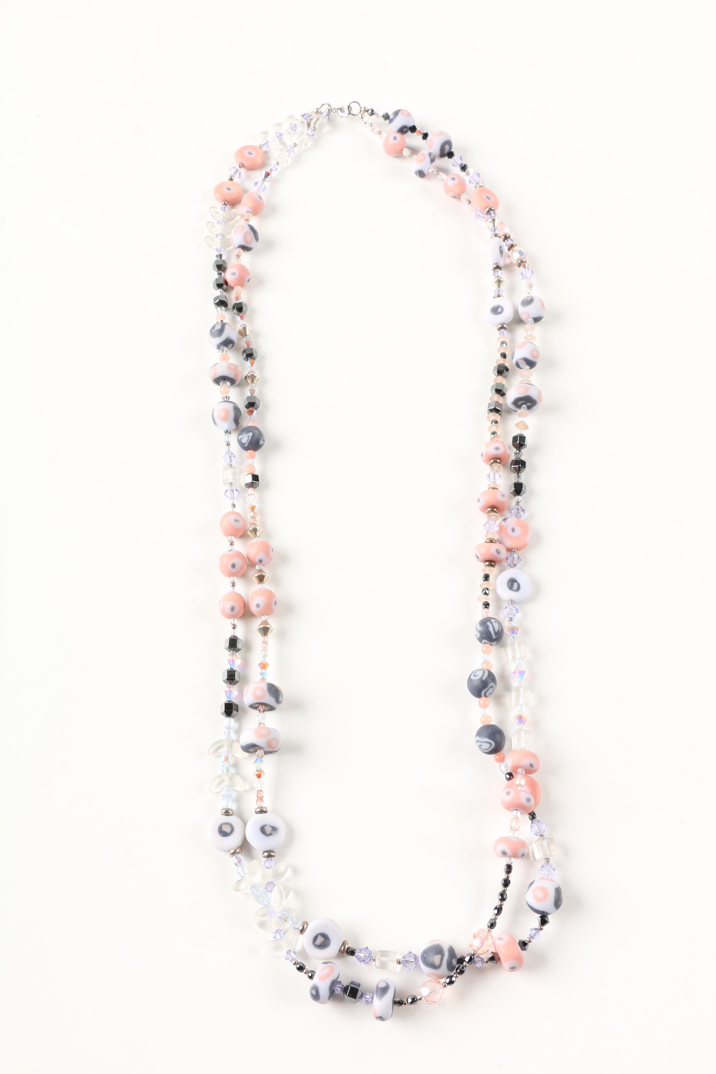 Laura Appleman Polymer Clay Necklaces