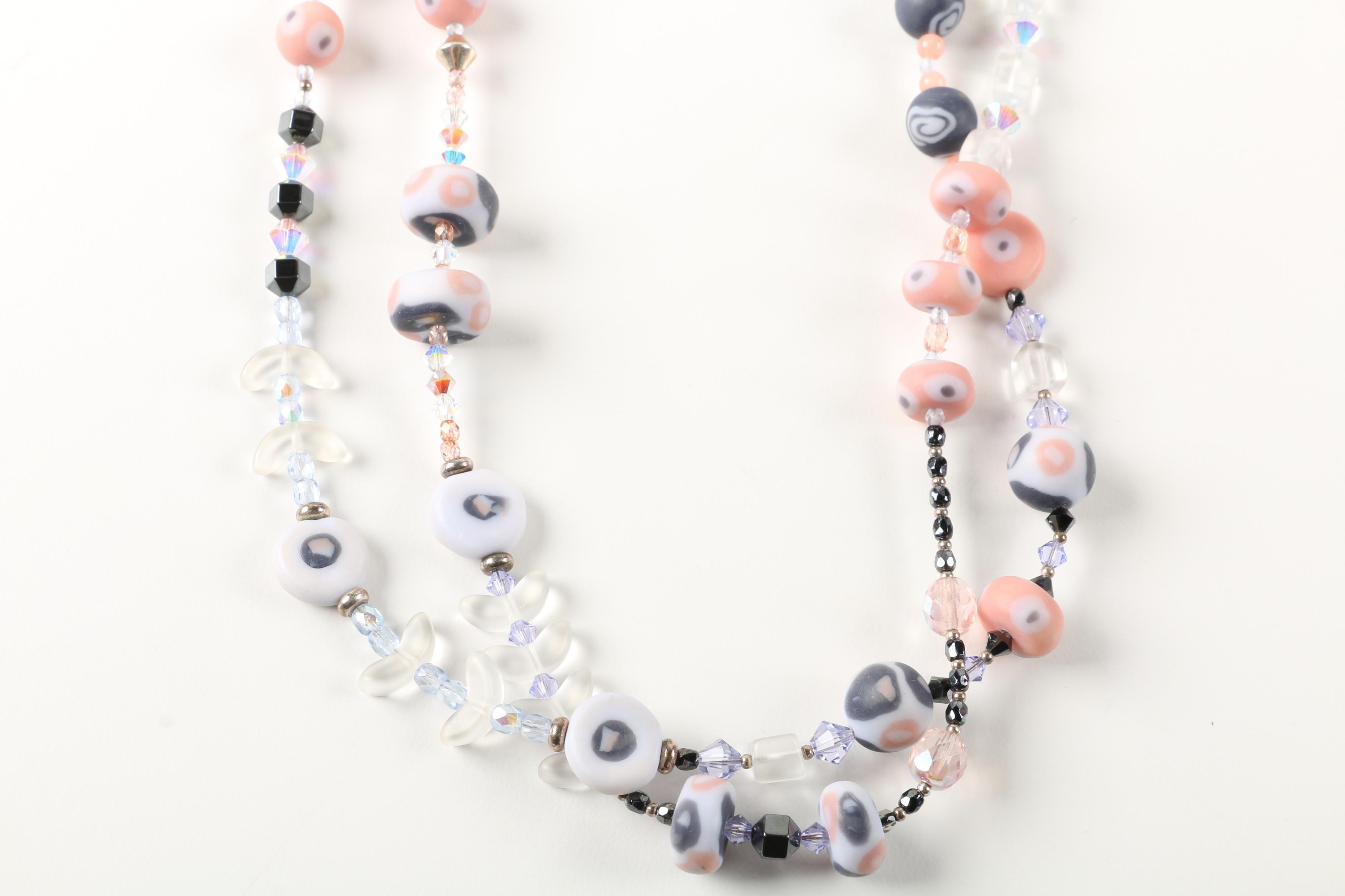 Laura Appleman Polymer Clay Necklaces