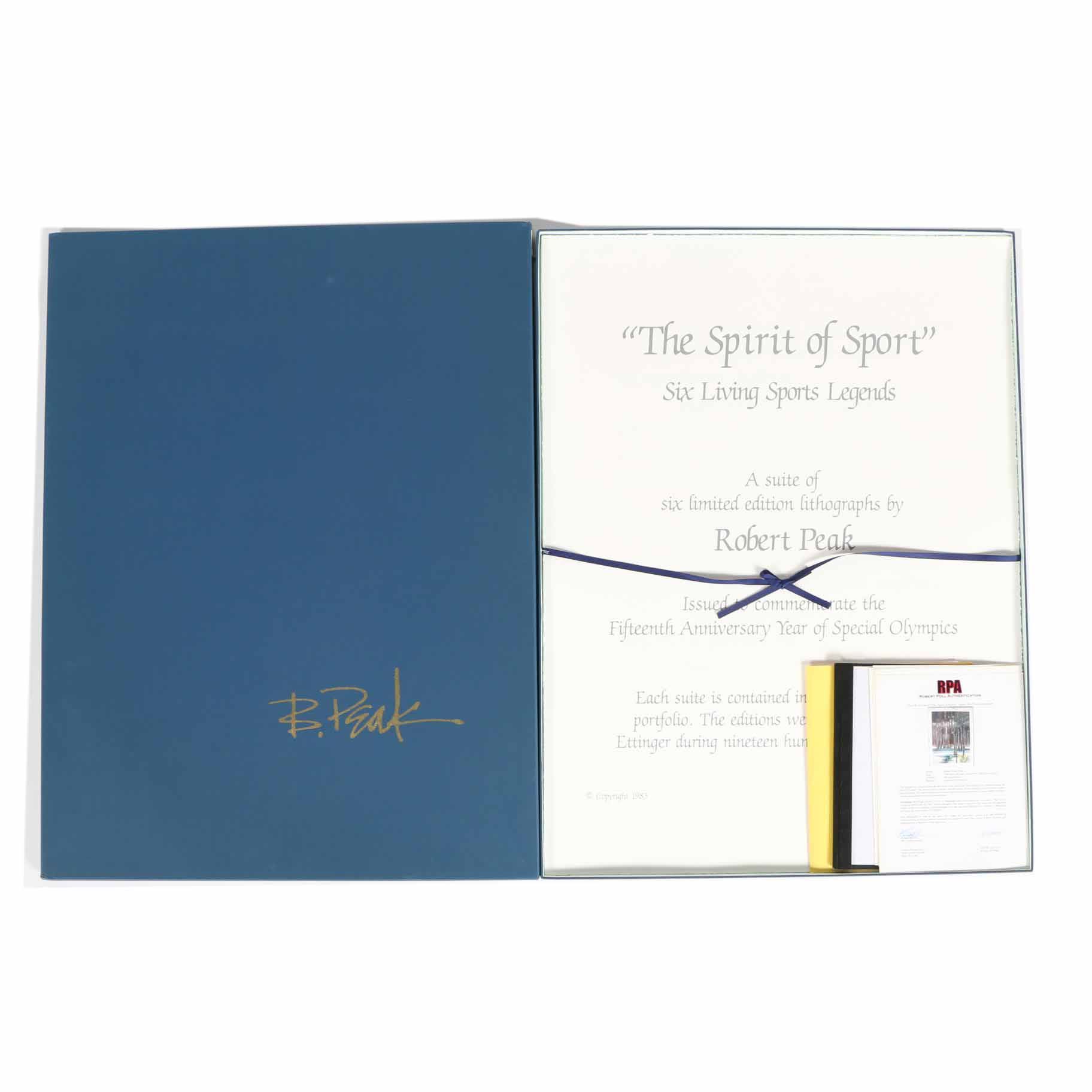 Robert Peak Limited Edition Lithographs "The Spirit of Sport"