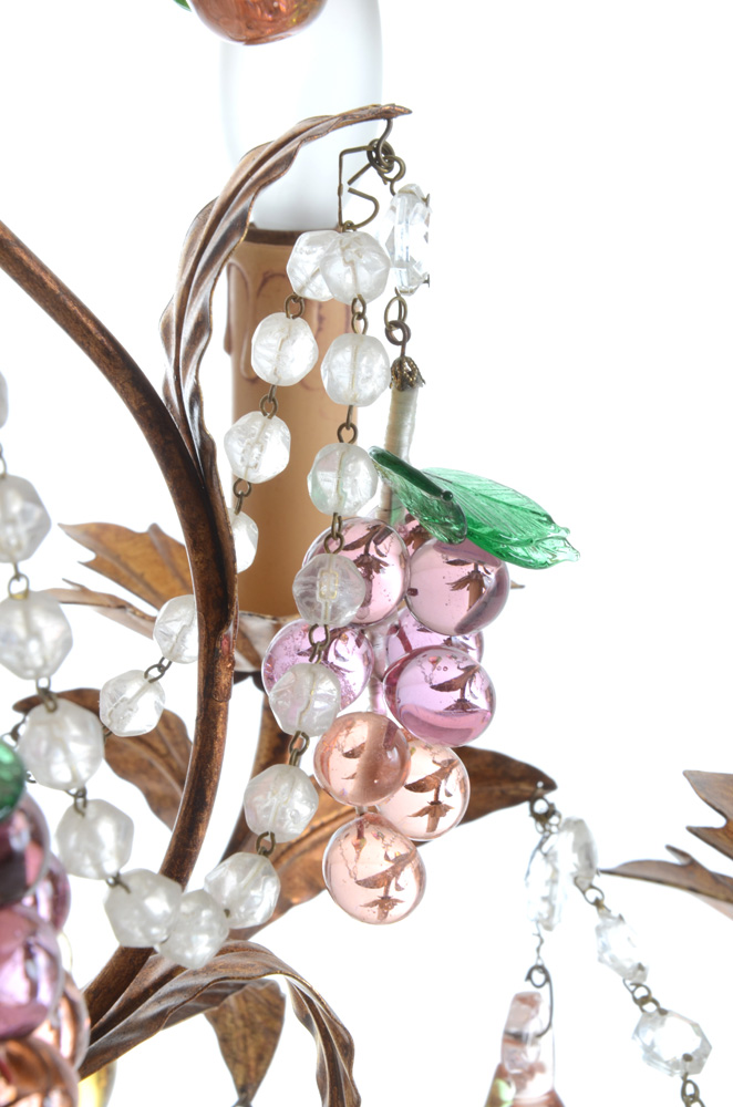 Anthropologie Venetian Glass Fruit Chandelier