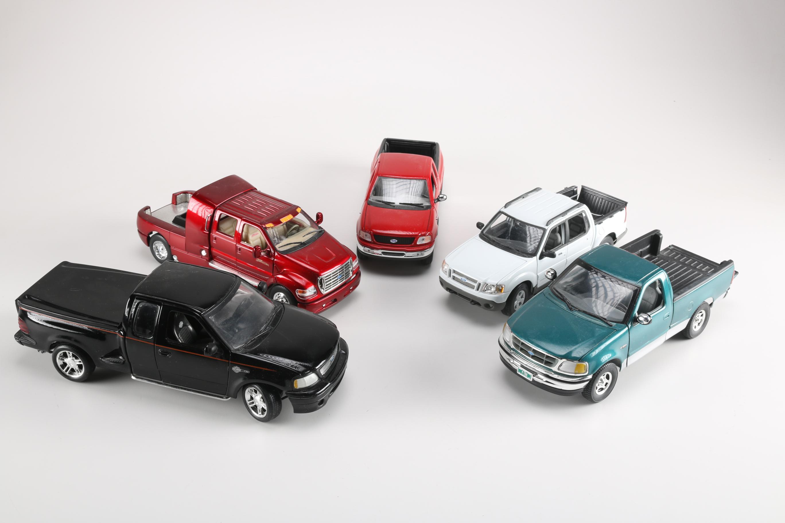 Die-Cast Ford Pickup Trucks