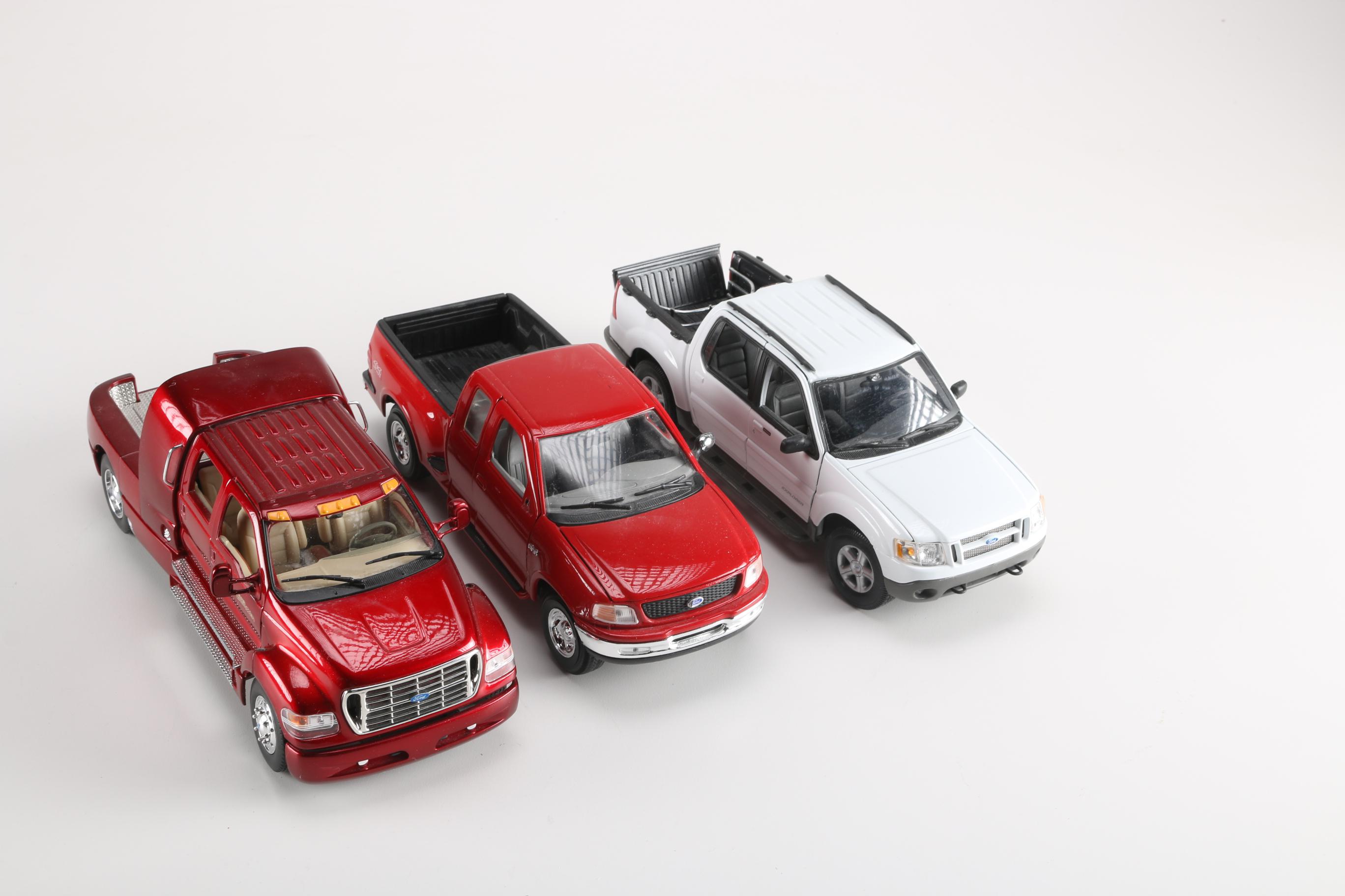 Die-Cast Ford Pickup Trucks