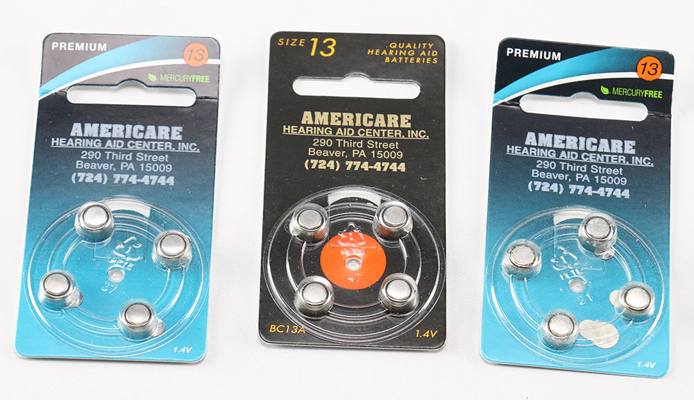 Rexton Bags and Americare Hearing Aid Batteries