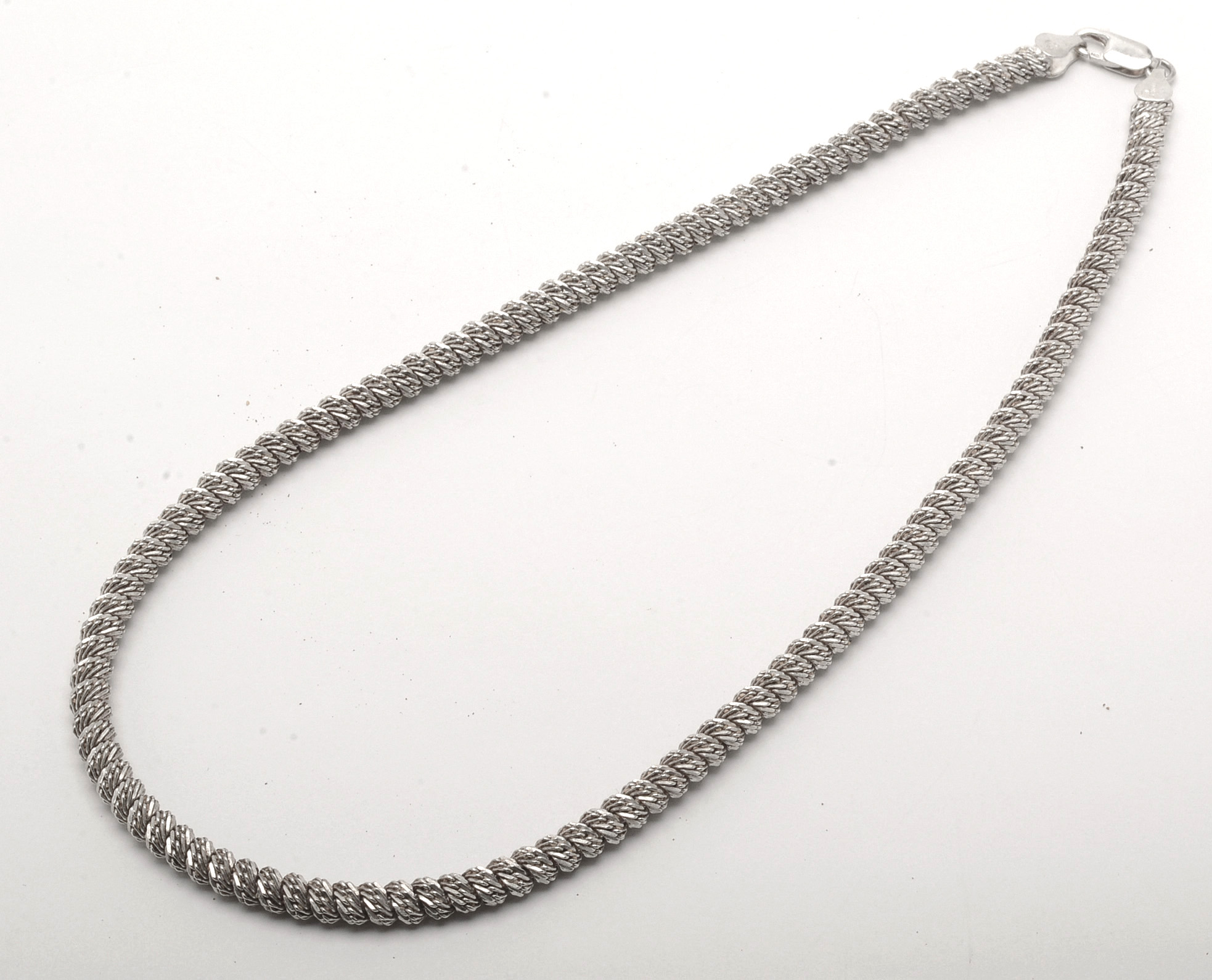 Vintage Milor Sterling Silver Necklace and Bracelet