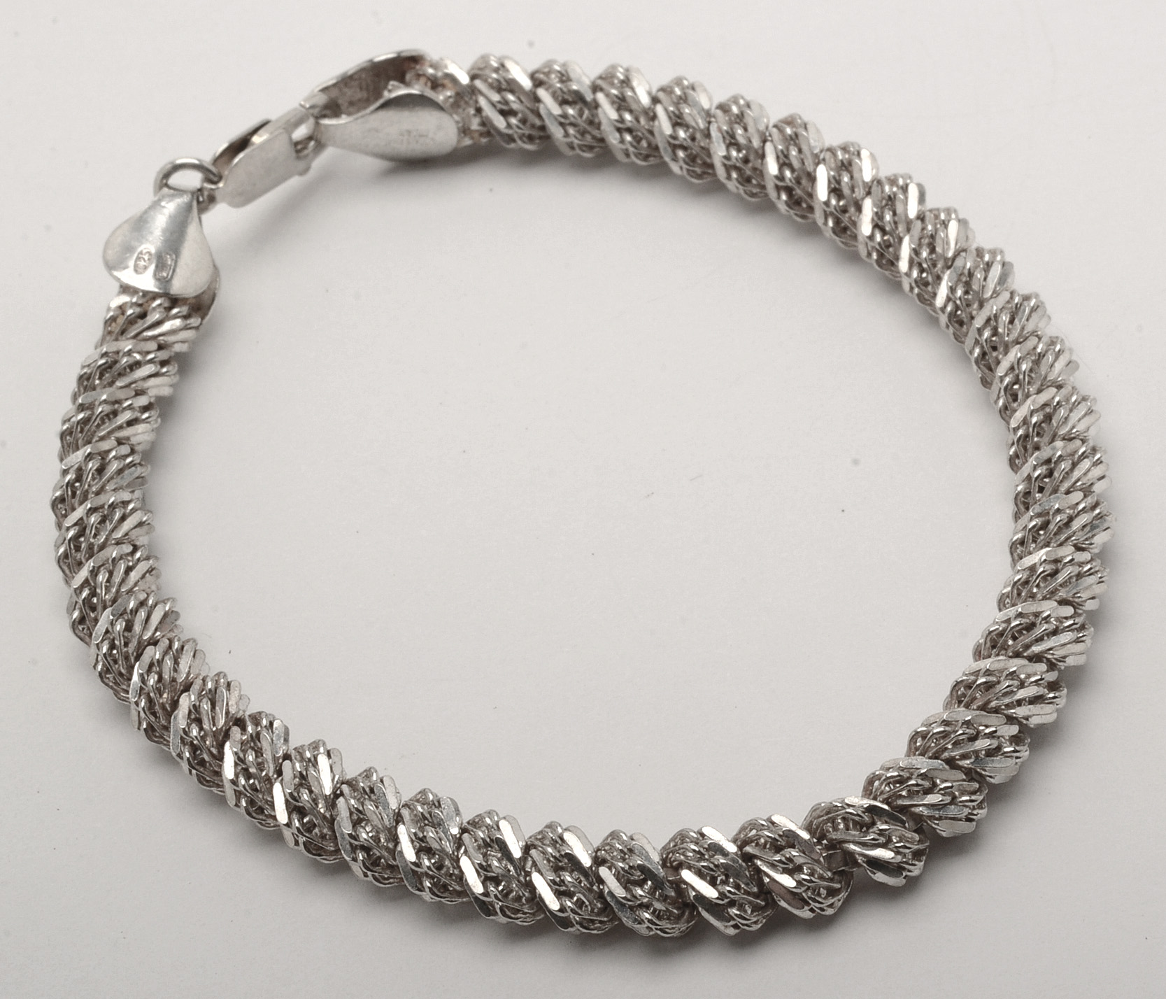 Vintage Milor Sterling Silver Necklace and Bracelet