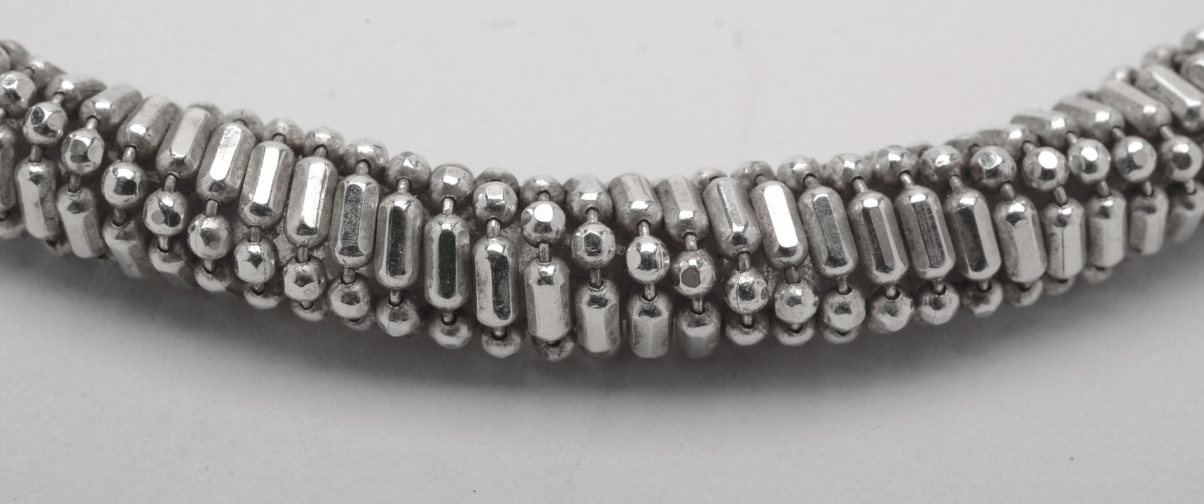 Two Vintage Milor 950 Silver Bracelets with Magnetic Clasps