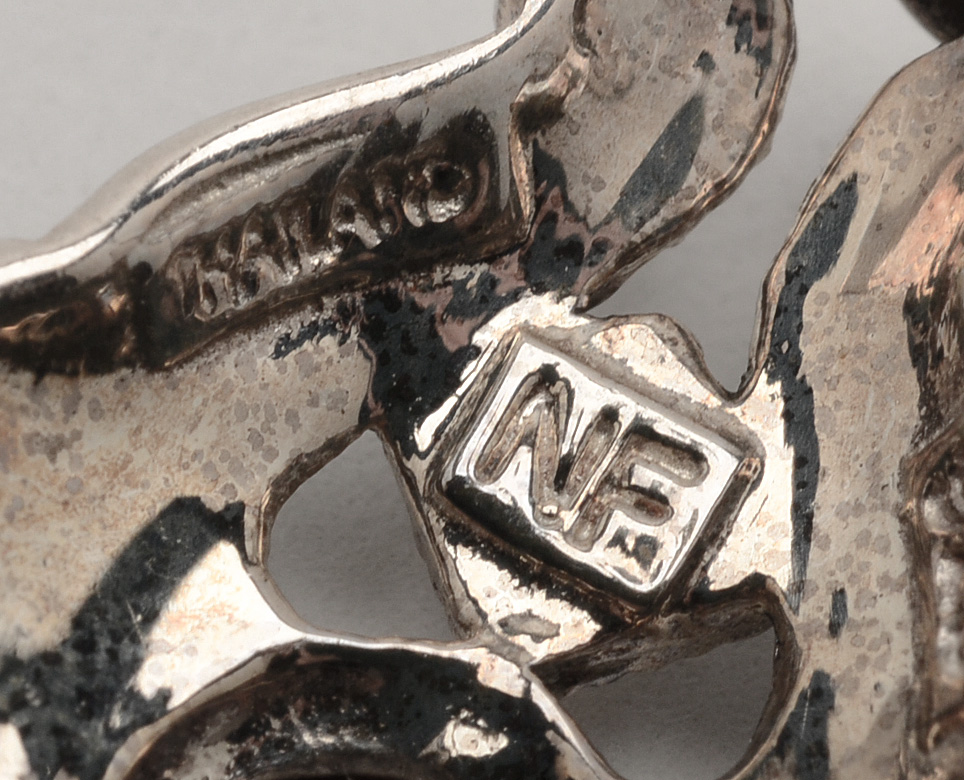 Sterling Silver and Garnet Necklace and Pierced Drop Earrings