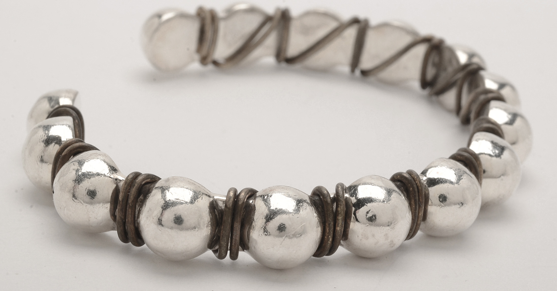 Silpada Designs Sterling Two Tone Cuff Bracelet