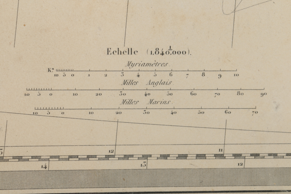 Hand-Colored Engraved Map "Iles Britanniques"