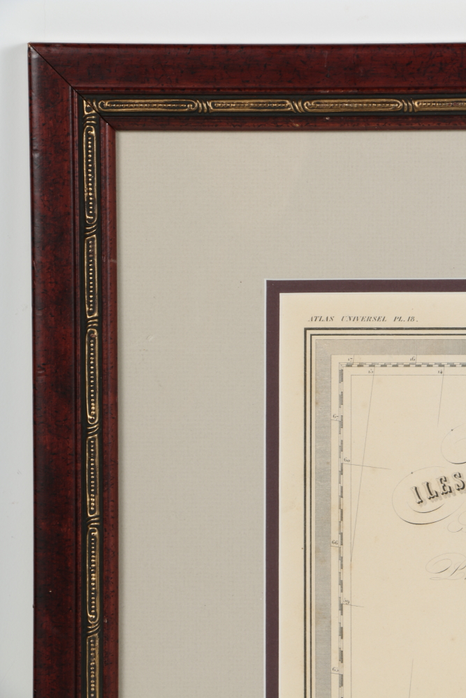 Hand-Colored Engraved Map "Iles Britanniques"