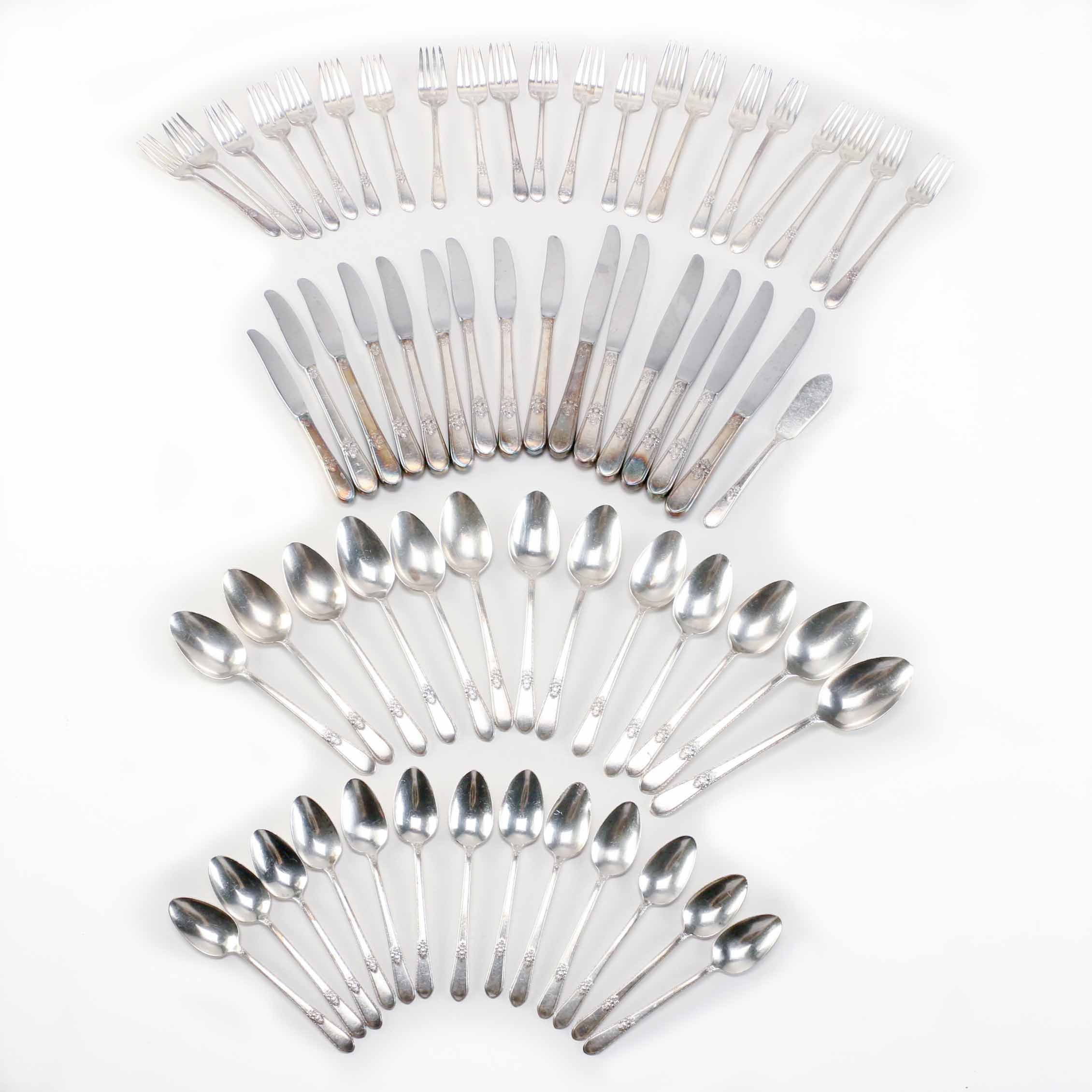 International Silver "Adoration" Silver Plate Flatware
