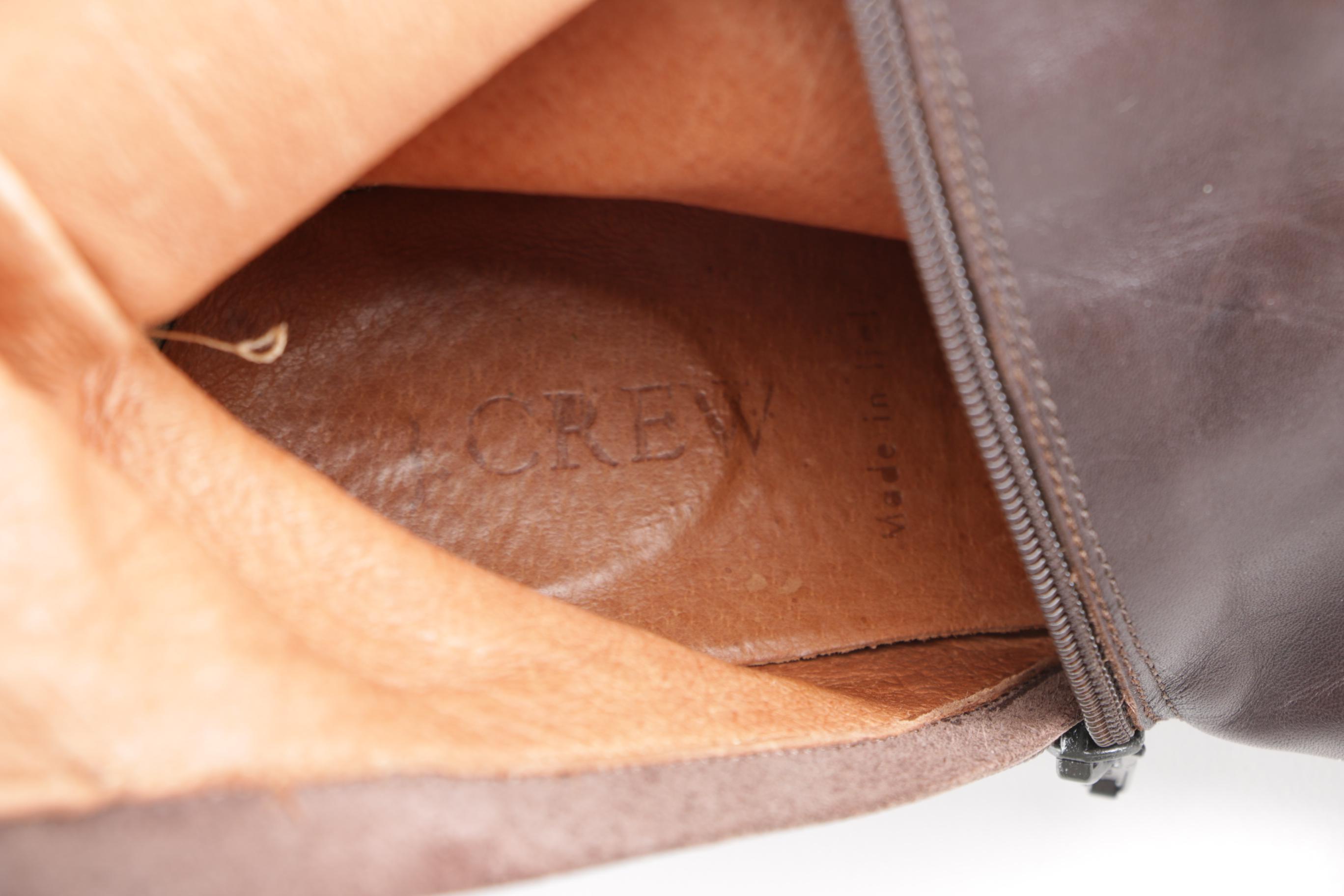 Leather J. Crew Boots