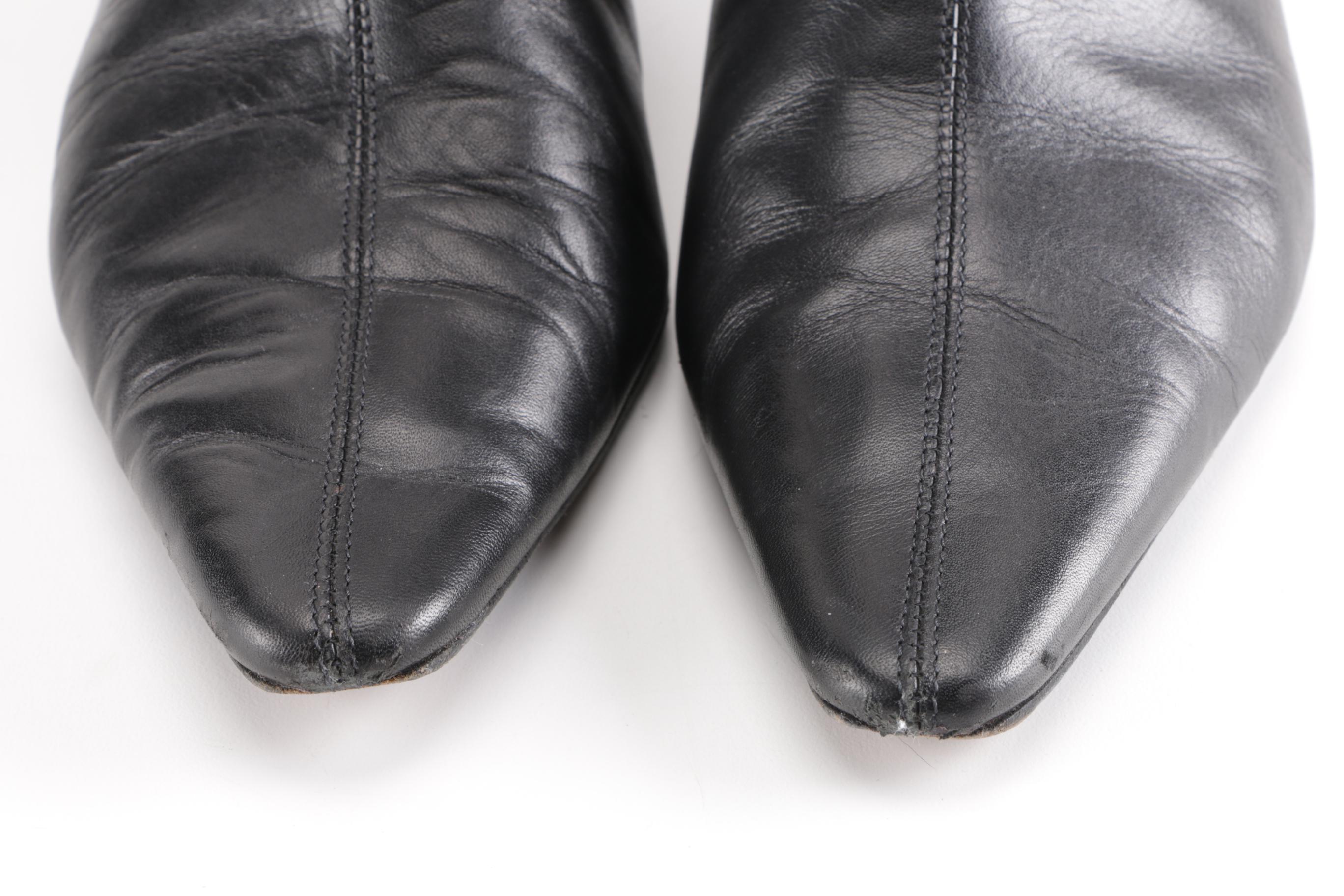 Leather J. Crew Boots