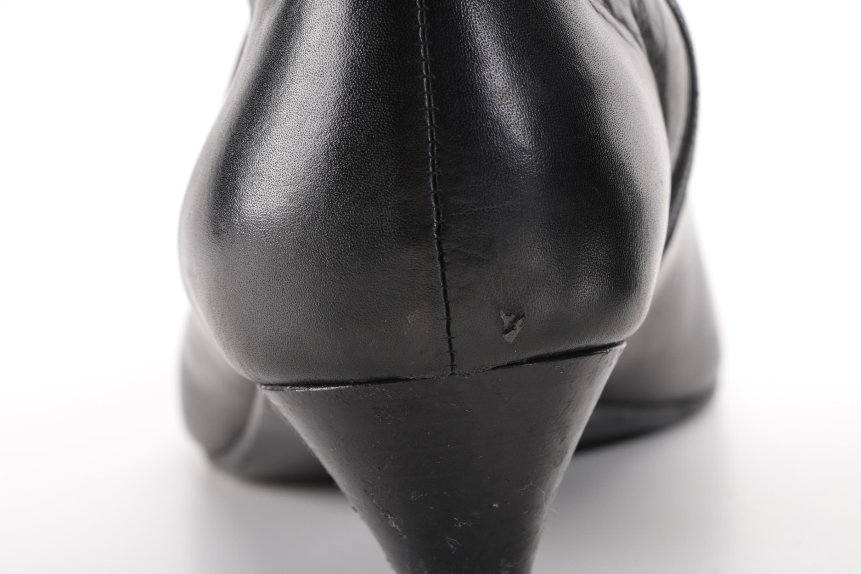 Leather J. Crew Boots