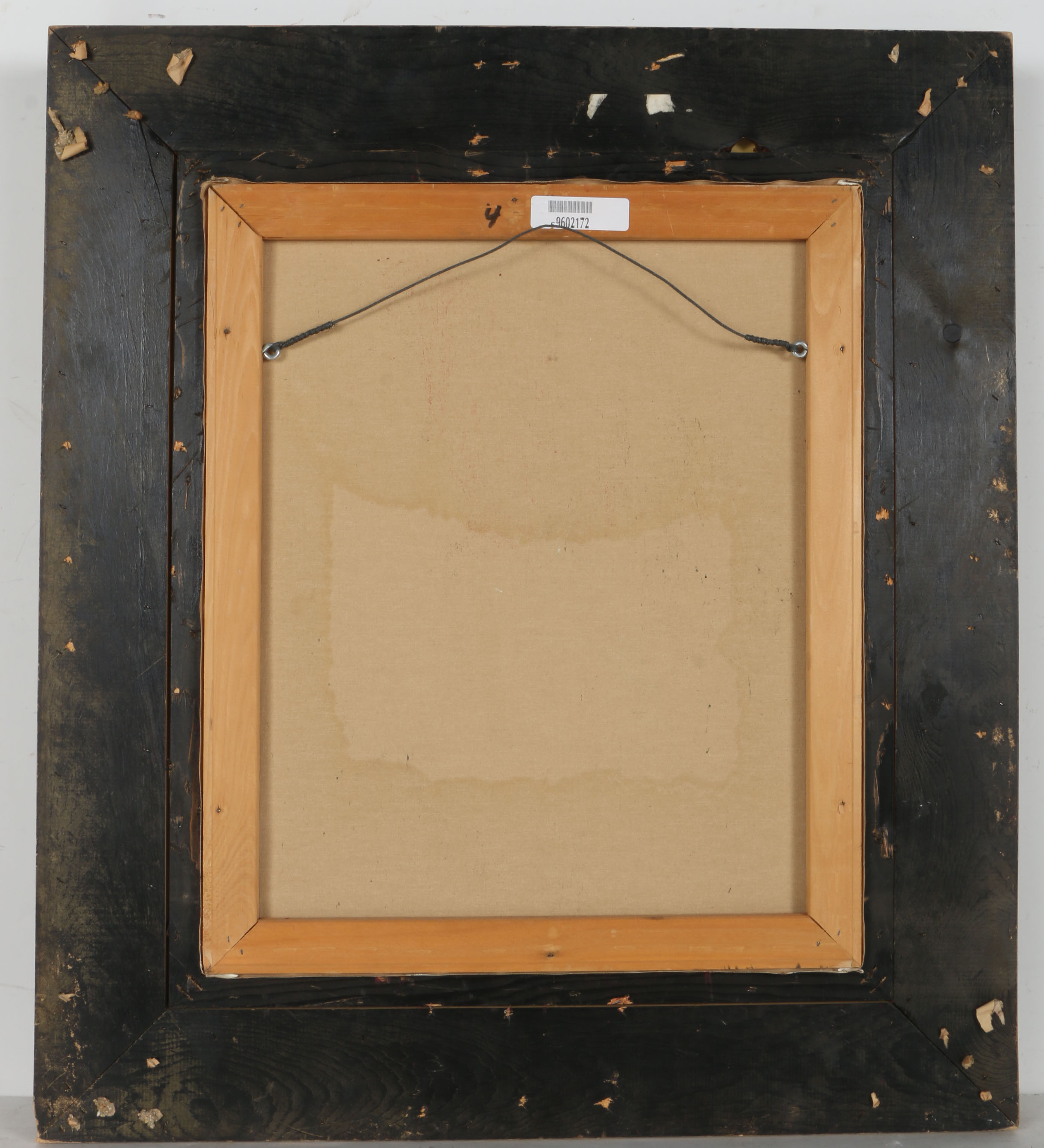 W. Moroni Oil on Canvas Portrait of a 19th Century Man