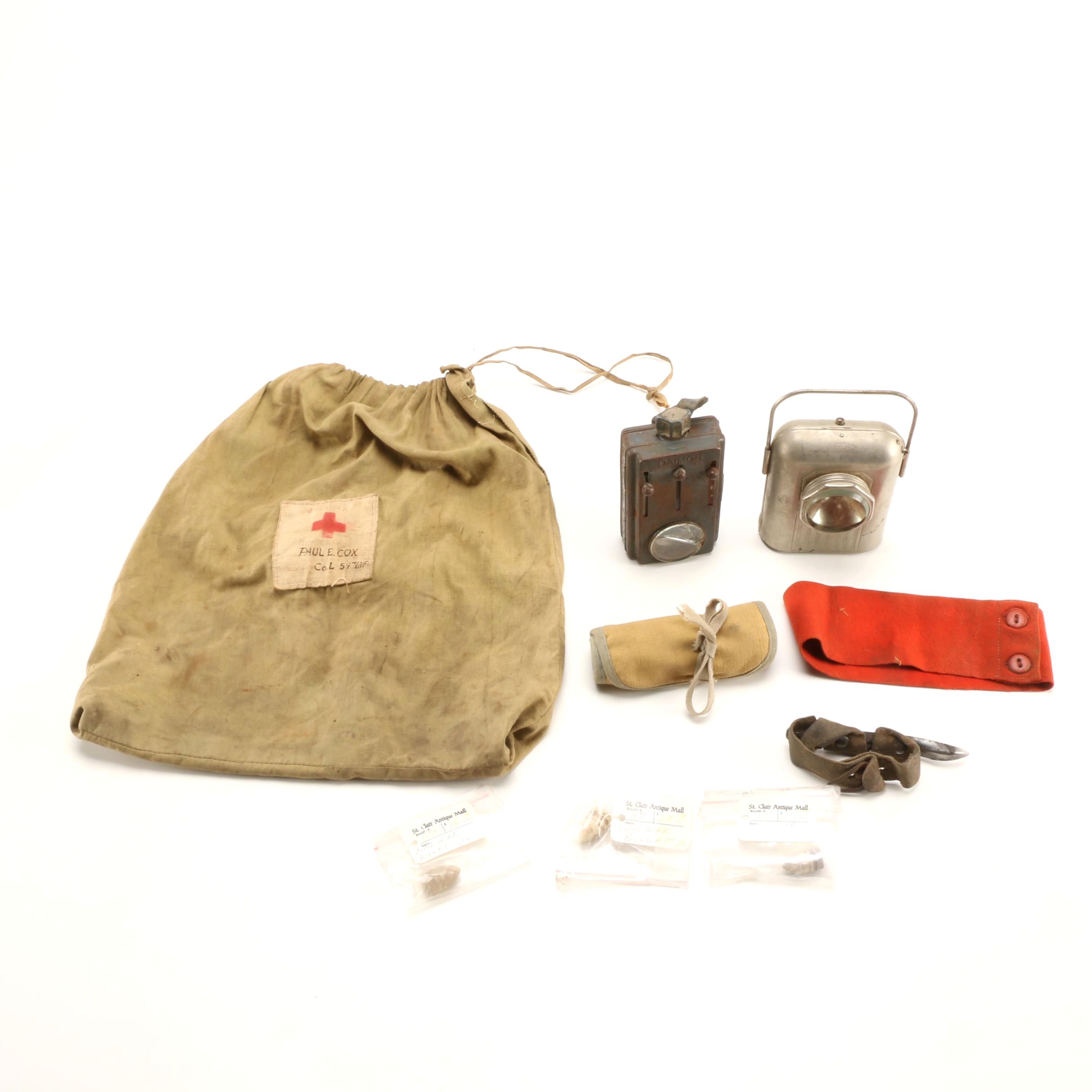 Assortment of Military Collectibles
