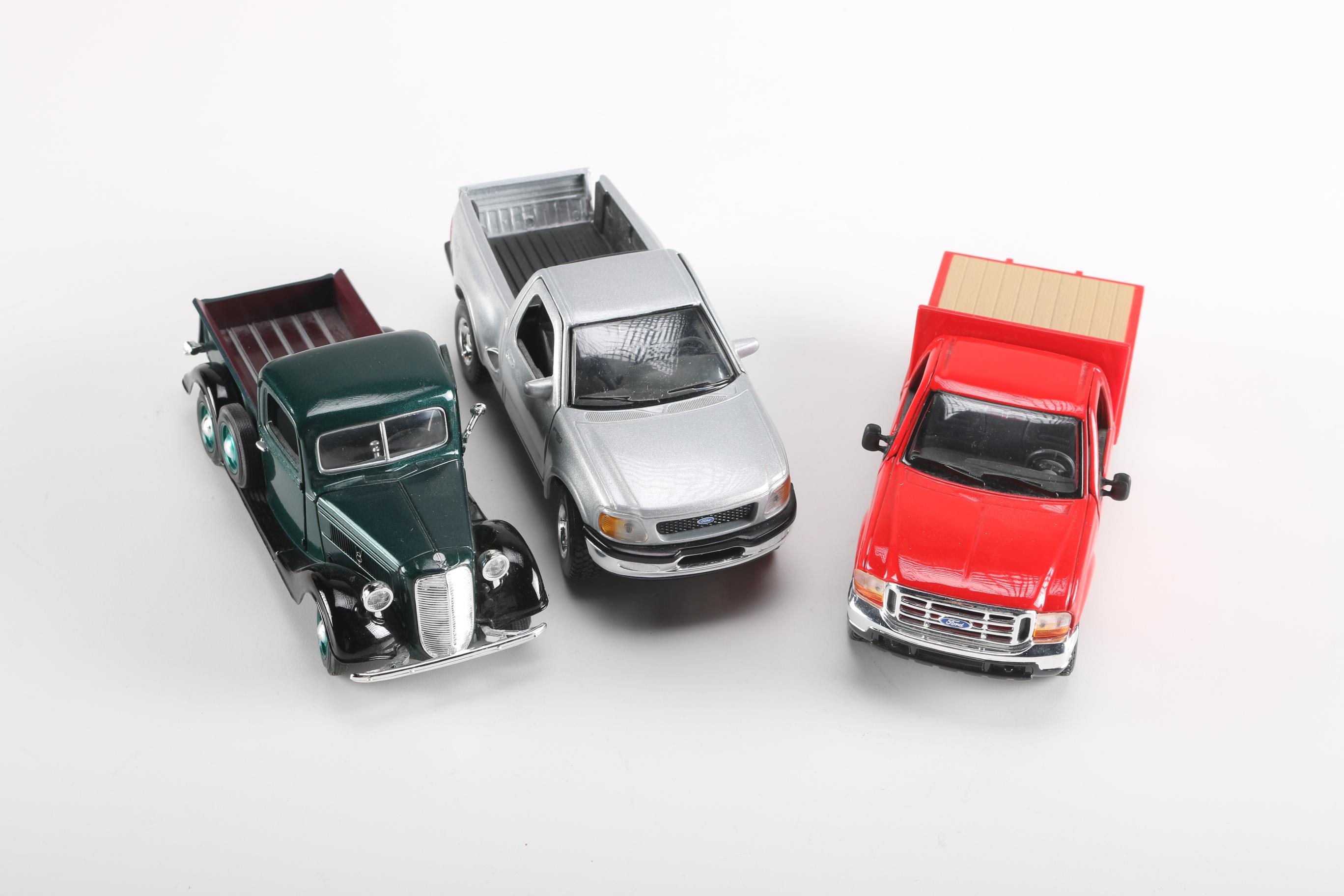 Die-Cast Ford Pickup Trucks