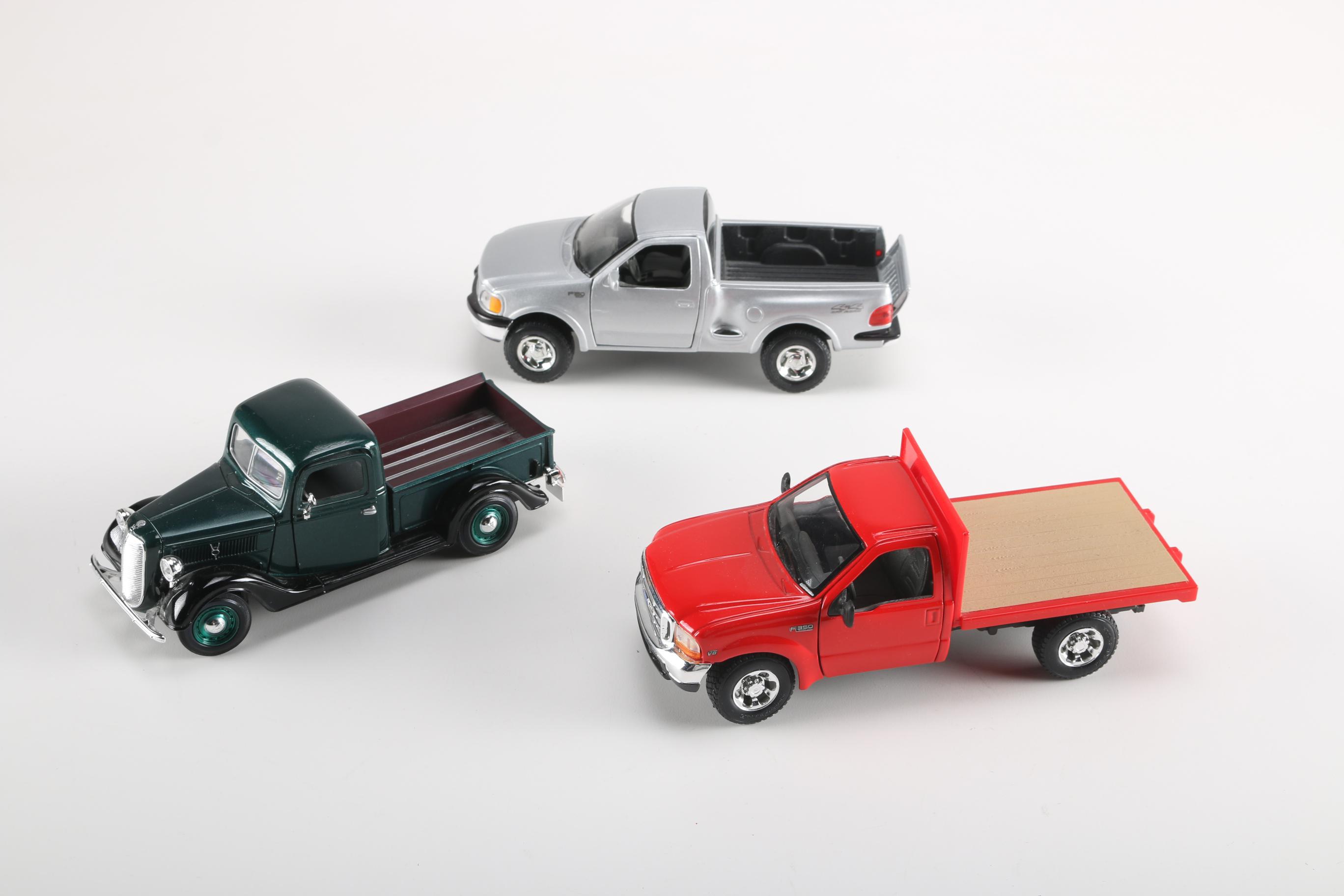 Die-Cast Ford Pickup Trucks