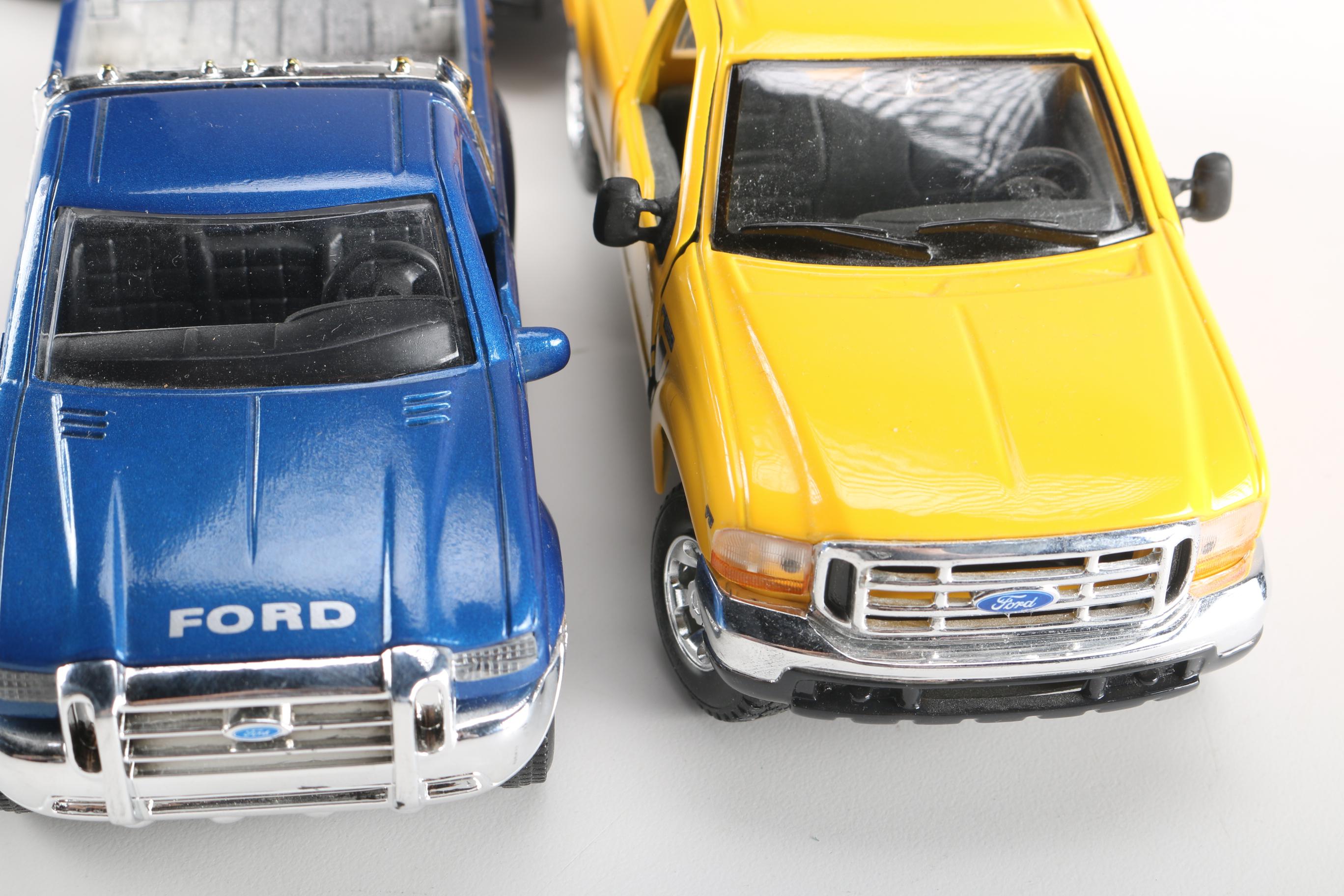 Die-Cast Ford Pickup Trucks
