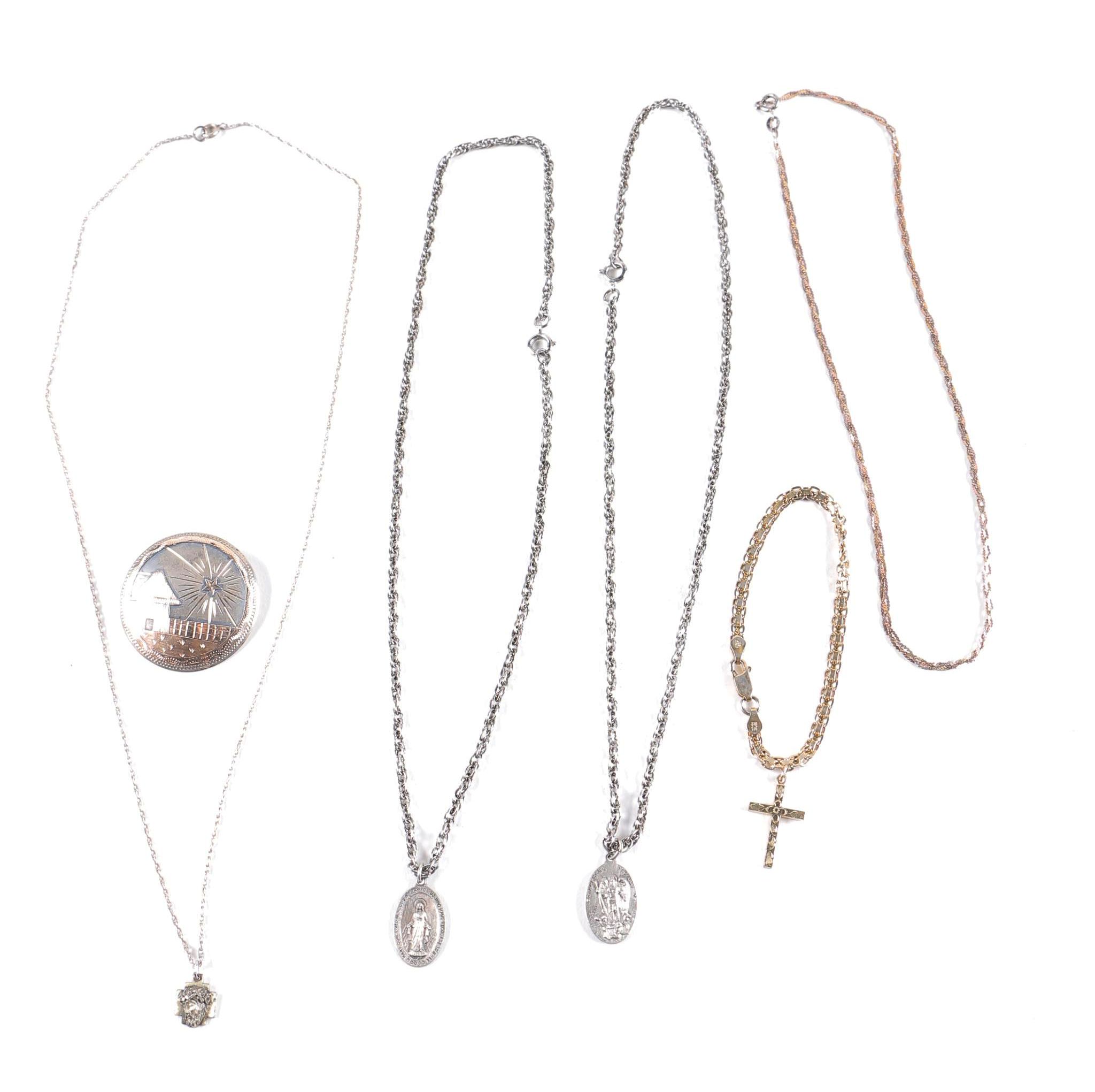 Religious Themed Silver Jewelry