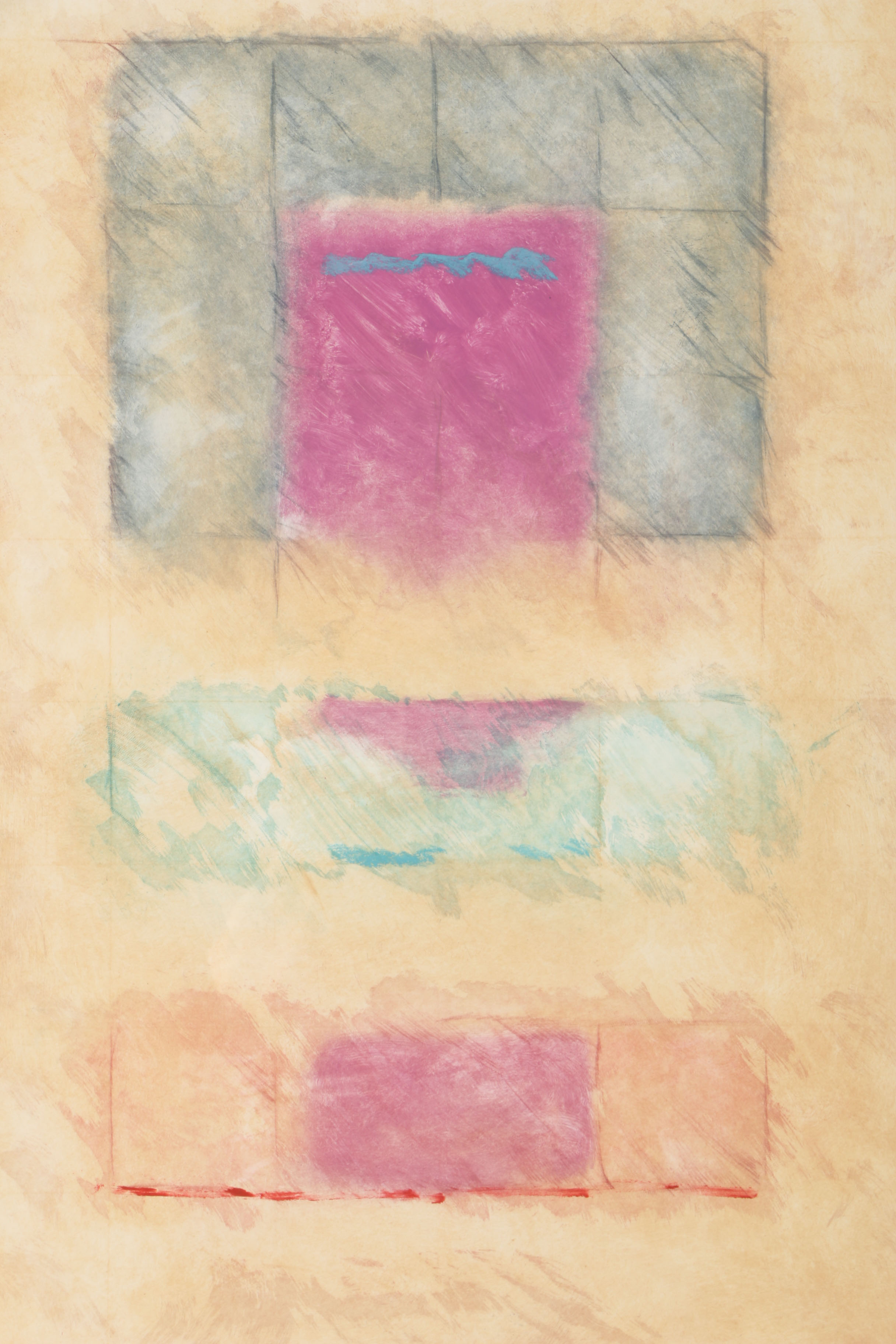 Dan Kellogg Cowan Artist Proof Lithograph "Terrain III"