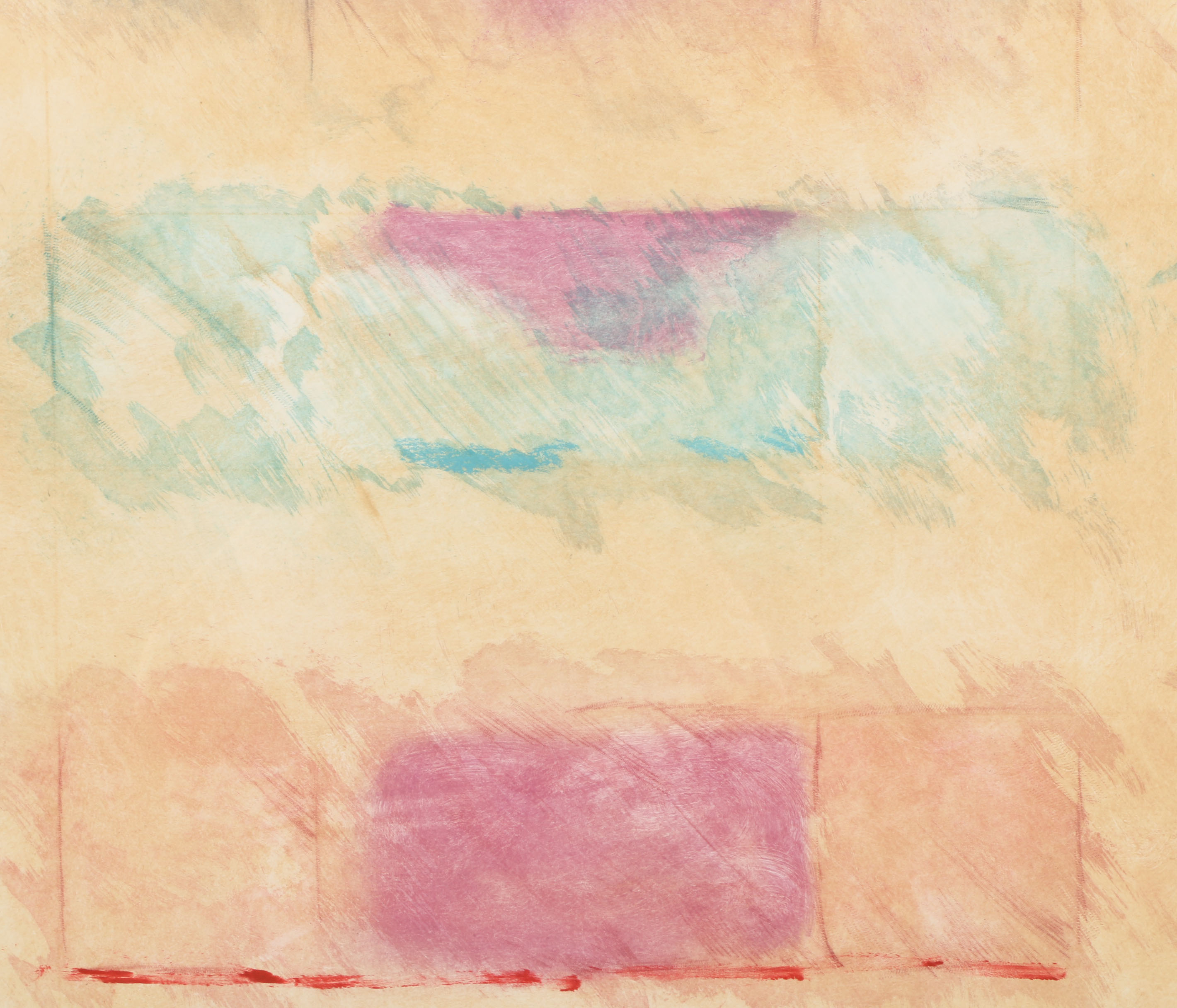 Dan Kellogg Cowan Artist Proof Lithograph "Terrain III"