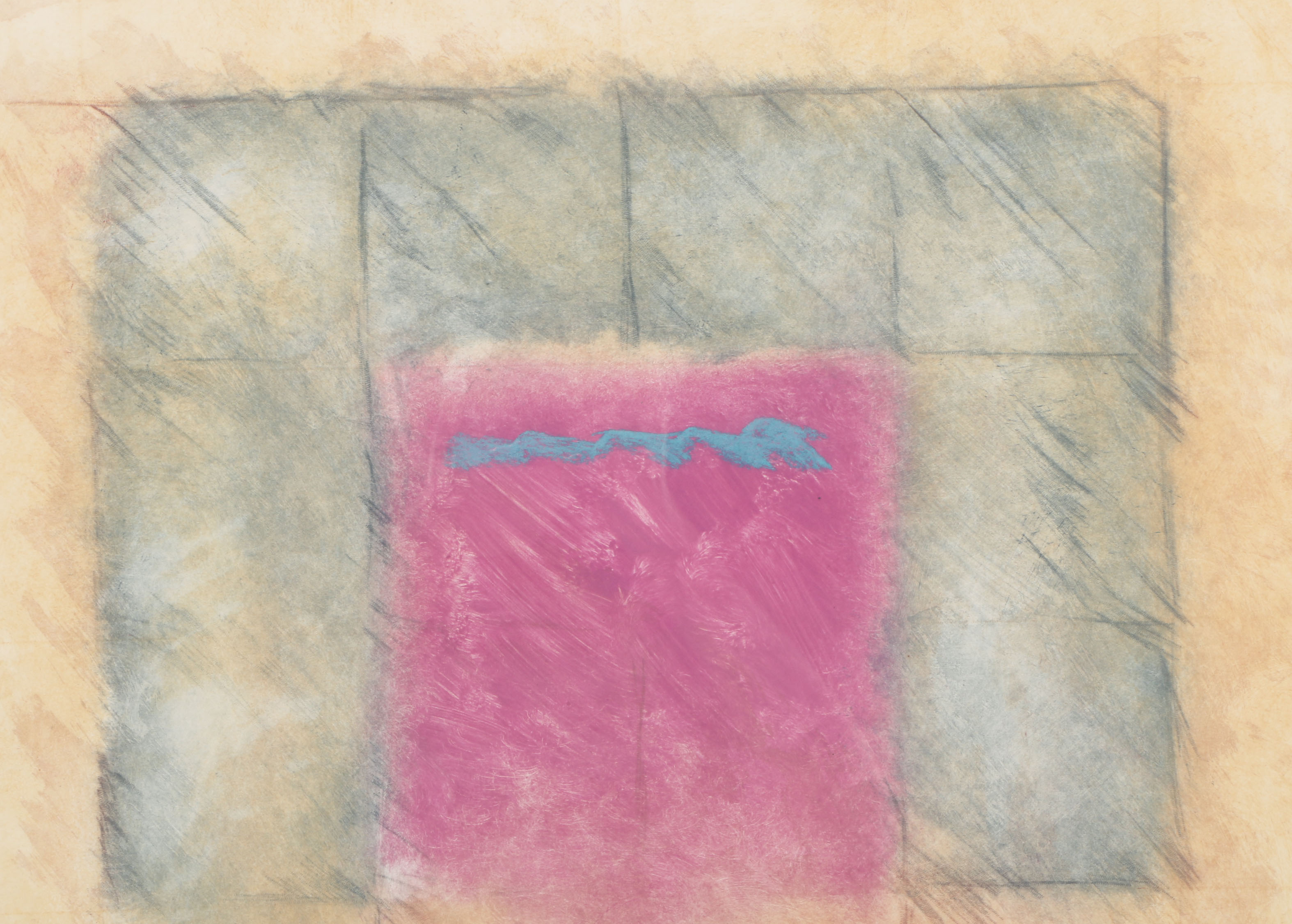 Dan Kellogg Cowan Artist Proof Lithograph "Terrain III"