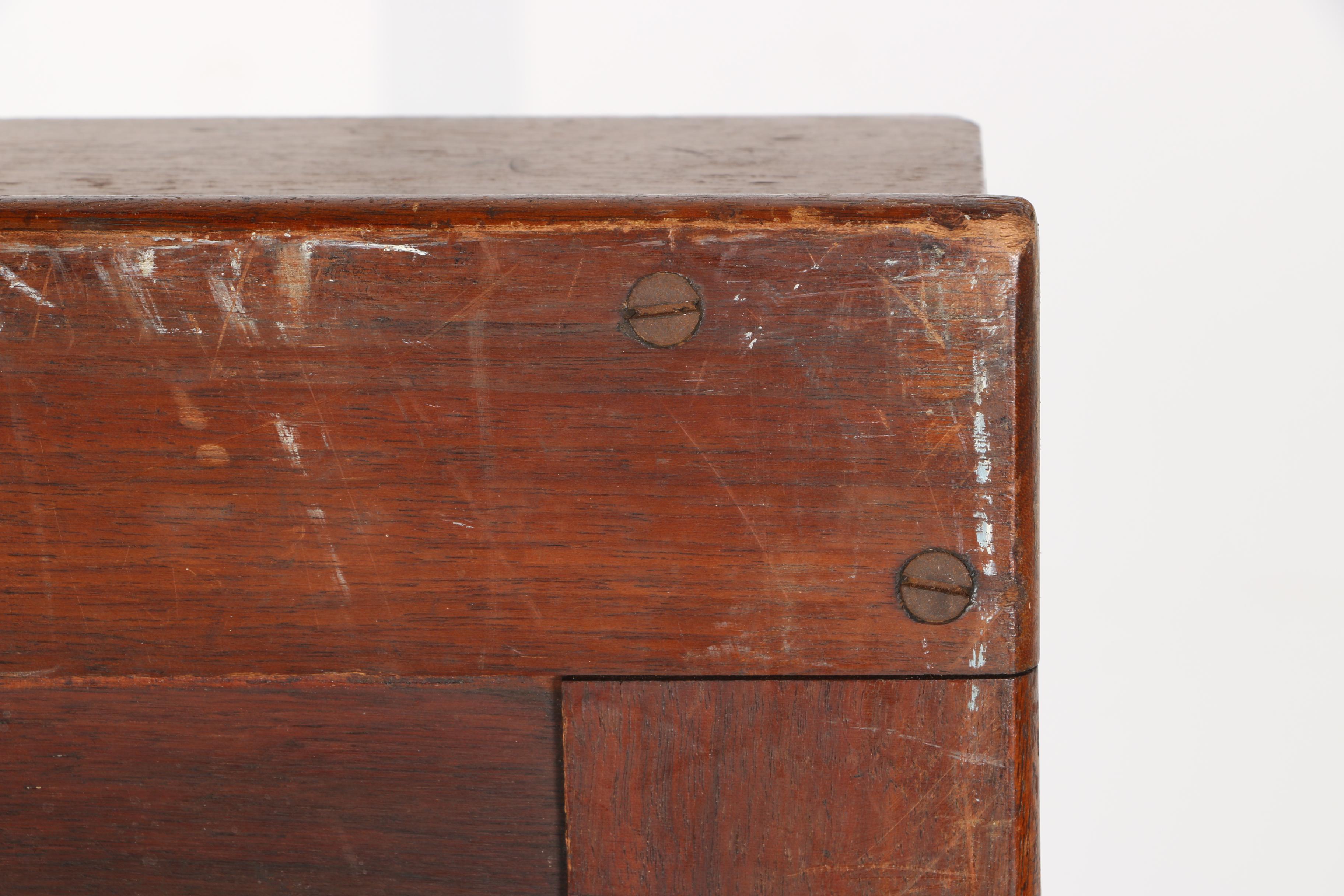 Vintage Walnut Butler's Tray Table