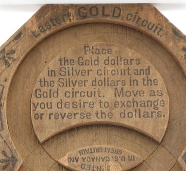Late 19th Century "The Race-War Puzzle Between Gold & Silver"