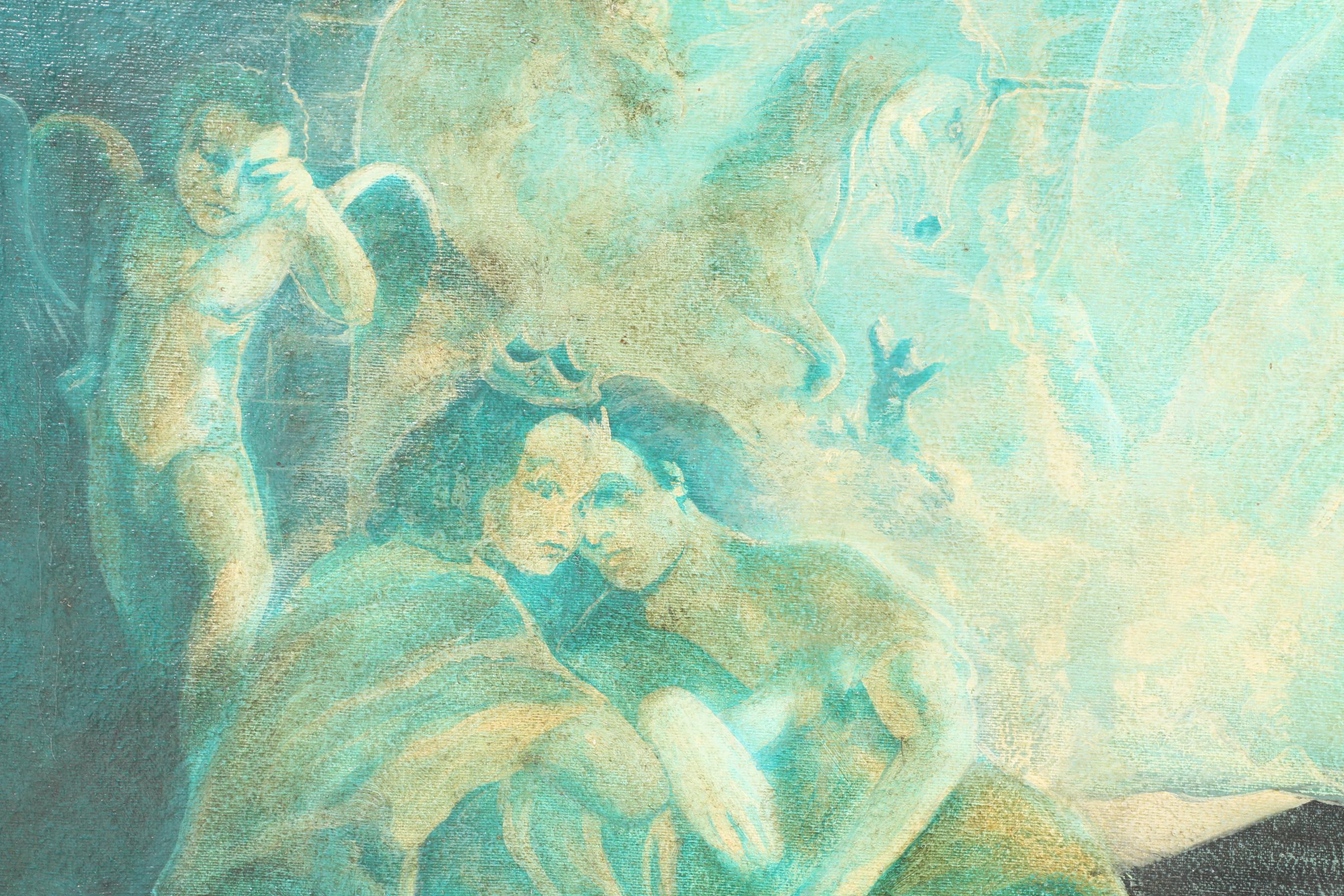 Oil on Canvas Surrealist Landscape