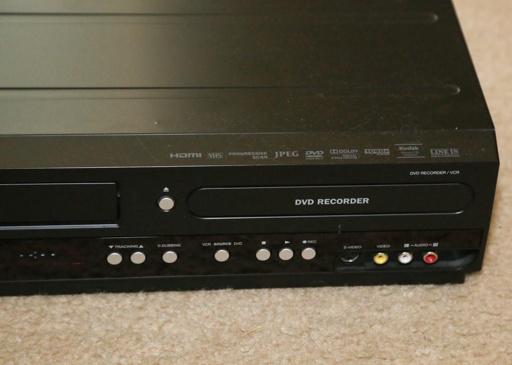 Emerson DVD Recorder and VHS Player