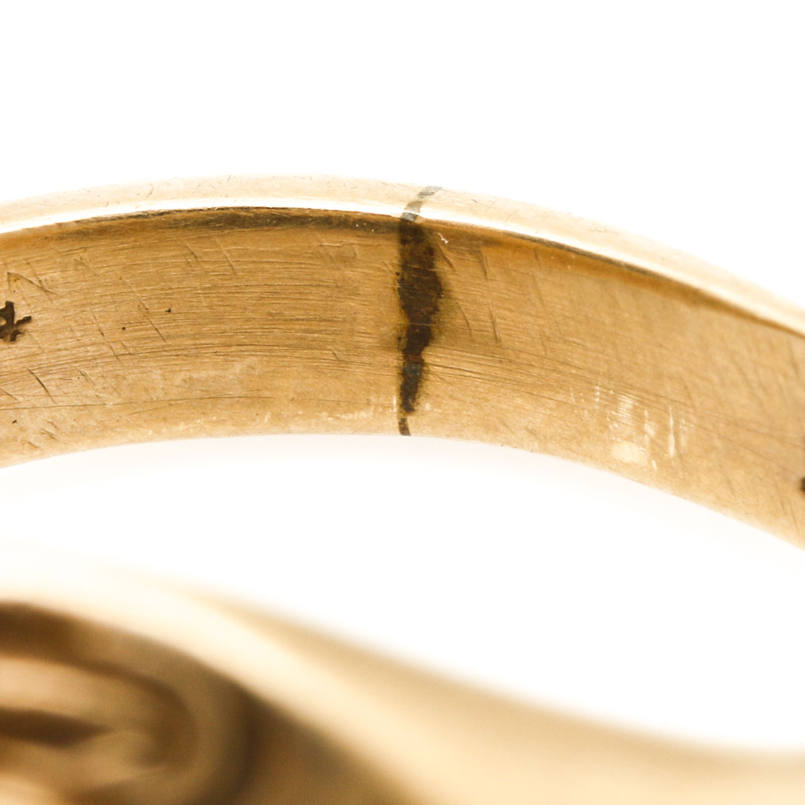 10K Yellow Gold Enamel Knights of Columbus 4th Degree Men's Ring