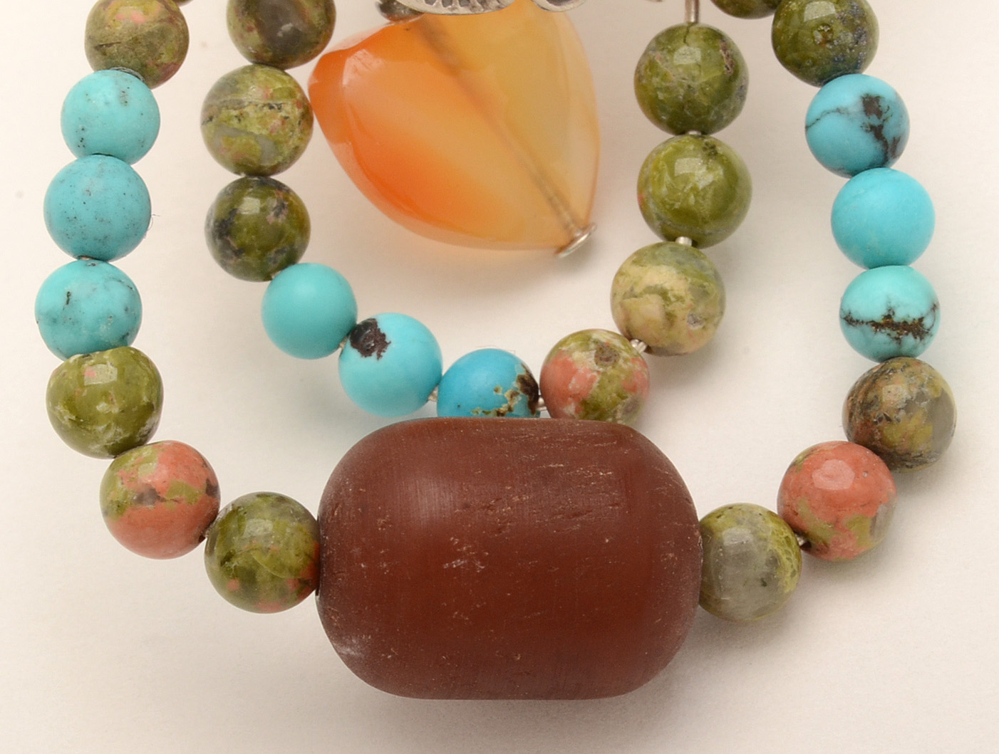 D. Delgarito Native American Navajo Sterling Multi-Stone Earrings