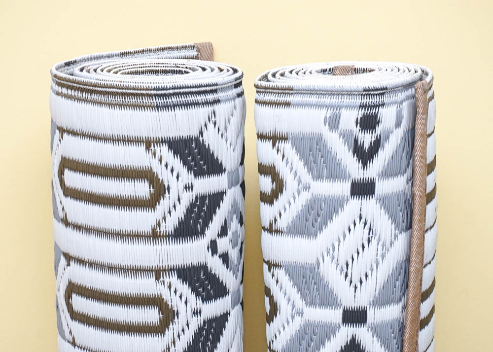 Pair of Mad Mats Indoor/Outdoor Woven Recycled Plastic Rug