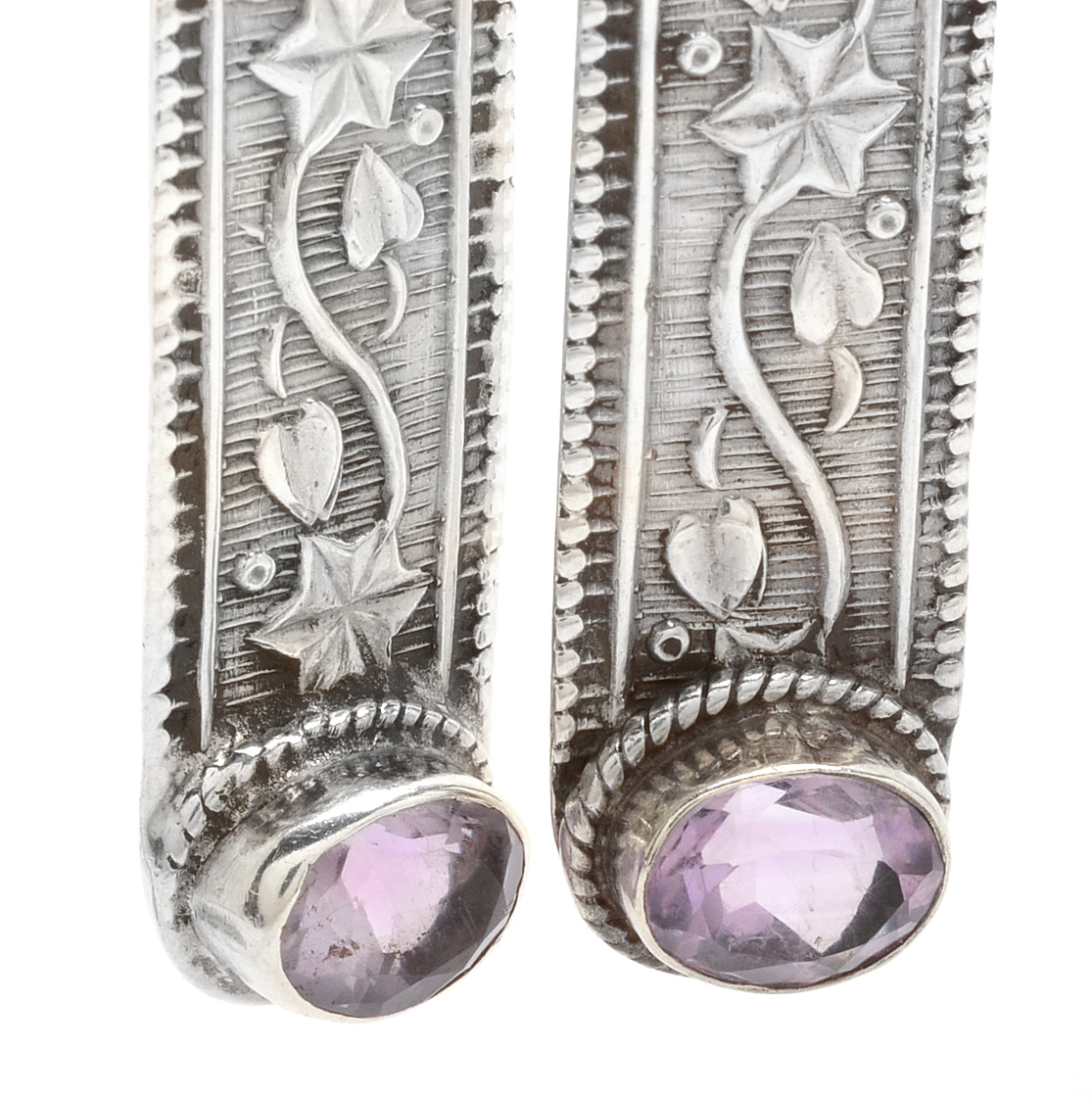 Two Pair of Sterling Silver Pierced Earrings