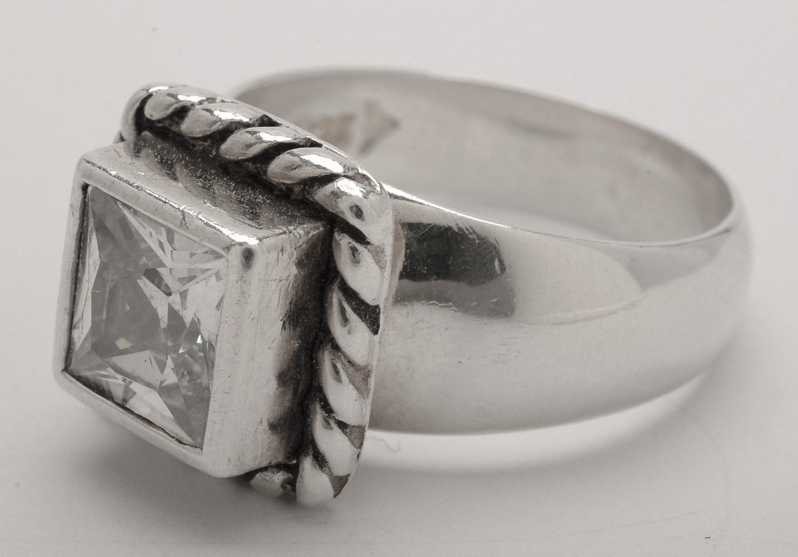 Silpada Designs Sterling Silver Hammered Huggie Earrings and Ring