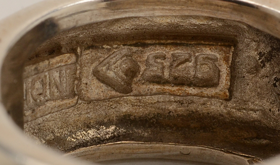 Silpada Designs Sterling Silver Hammered Huggie Earrings and Ring