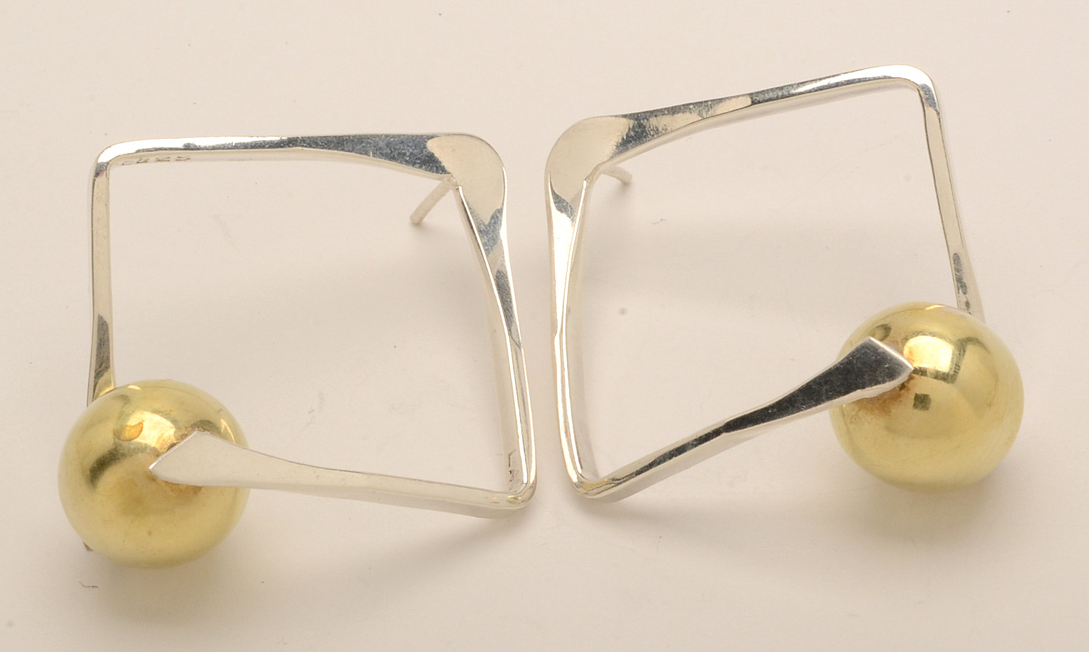 Group of Sterling Silver Pierced Earrings Including Laton