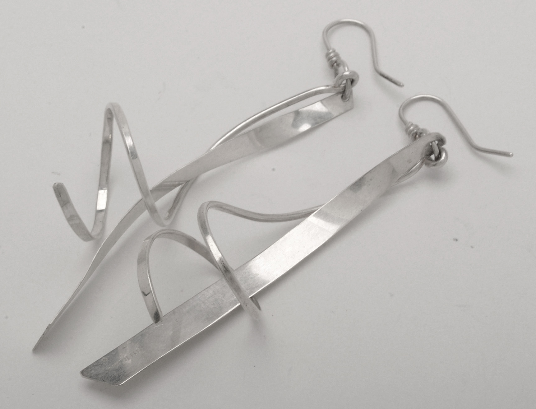 Group of Sterling Silver Pierced Earrings Including Laton