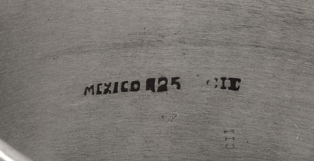 Vintage Mexican Sterling Silver Cuff Bracelet