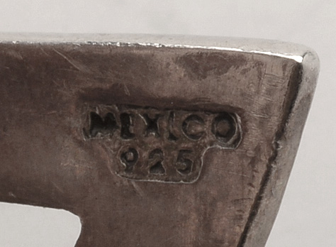 Vintage Mexican Sterling Silver Openwork Cuff Bracelet