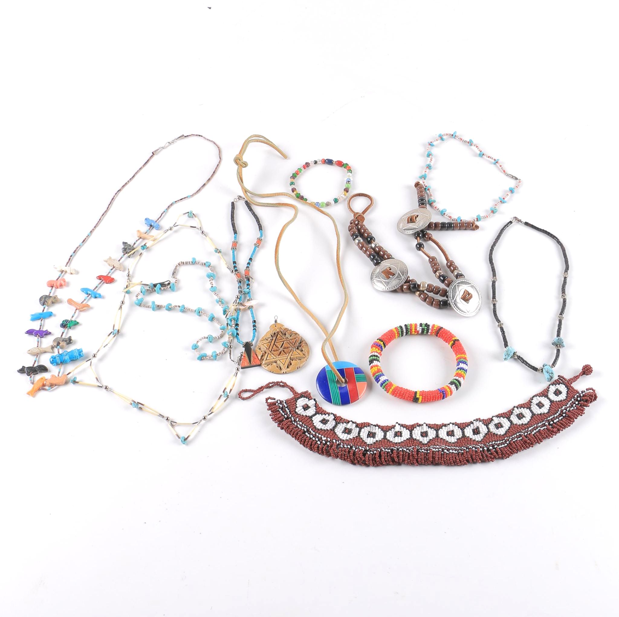 Assorted Native American Inspired Costume Jewelry