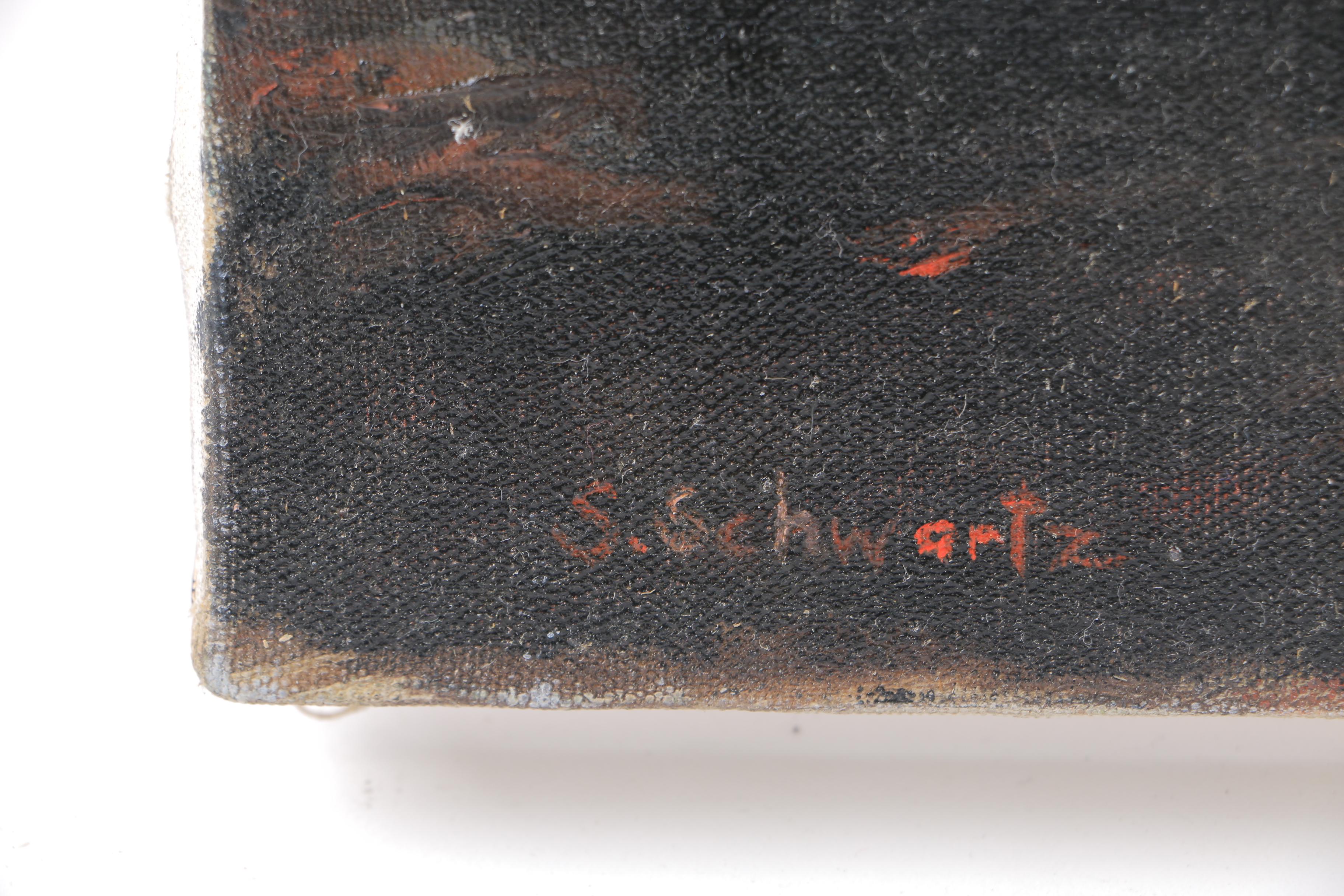 Shirley Schwartz Oil Painting on Canvas of Still Life