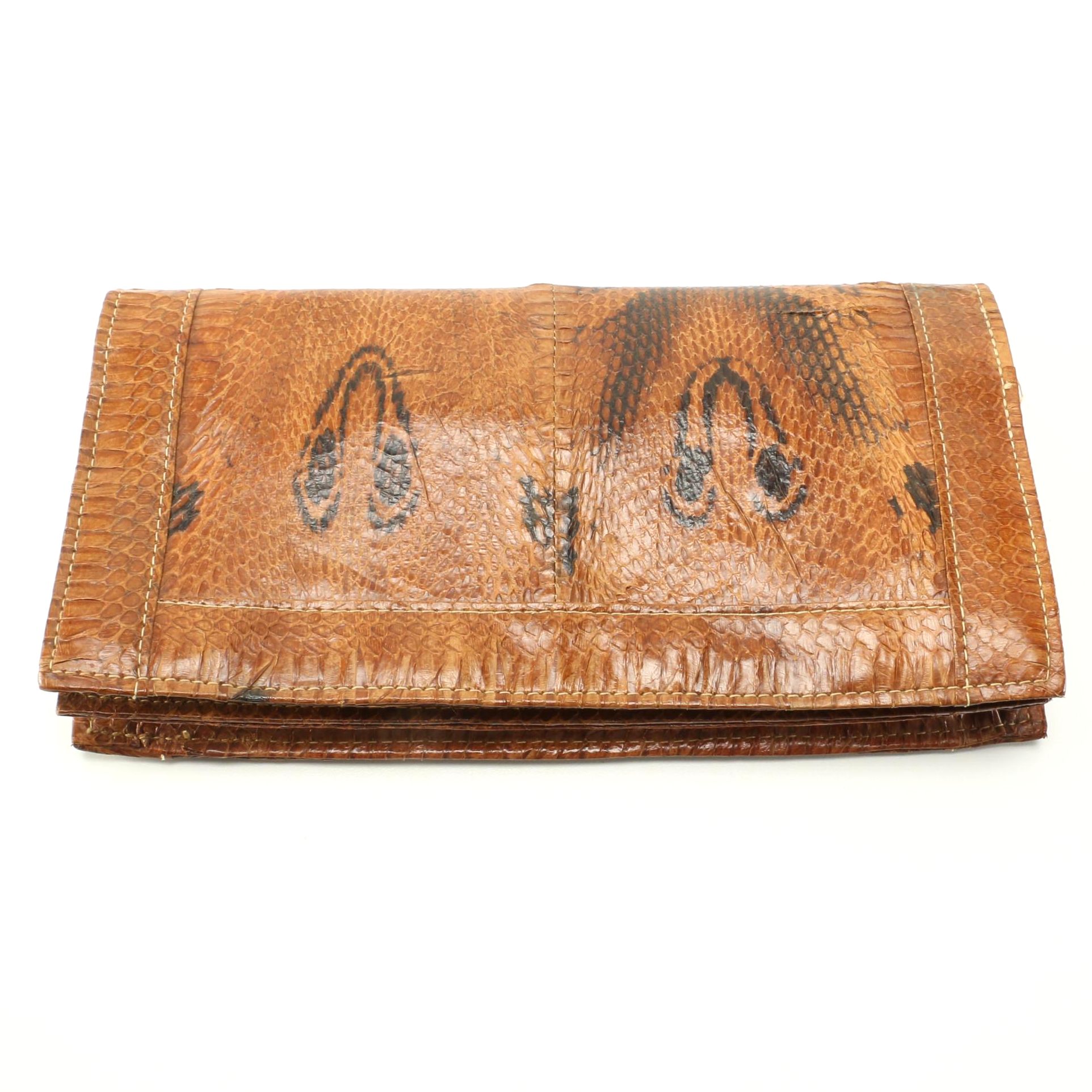 Snake Skin Clutch
