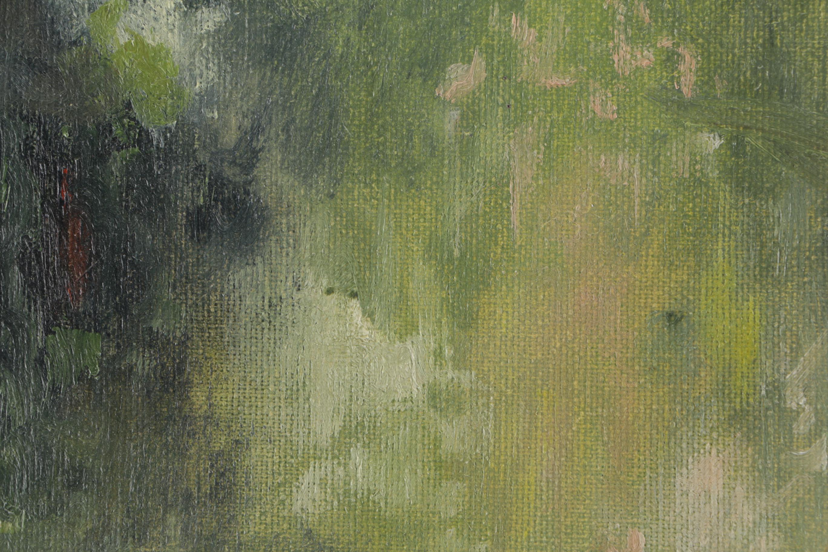 Shirley Schwartz Oil Painting on Canvas of Child