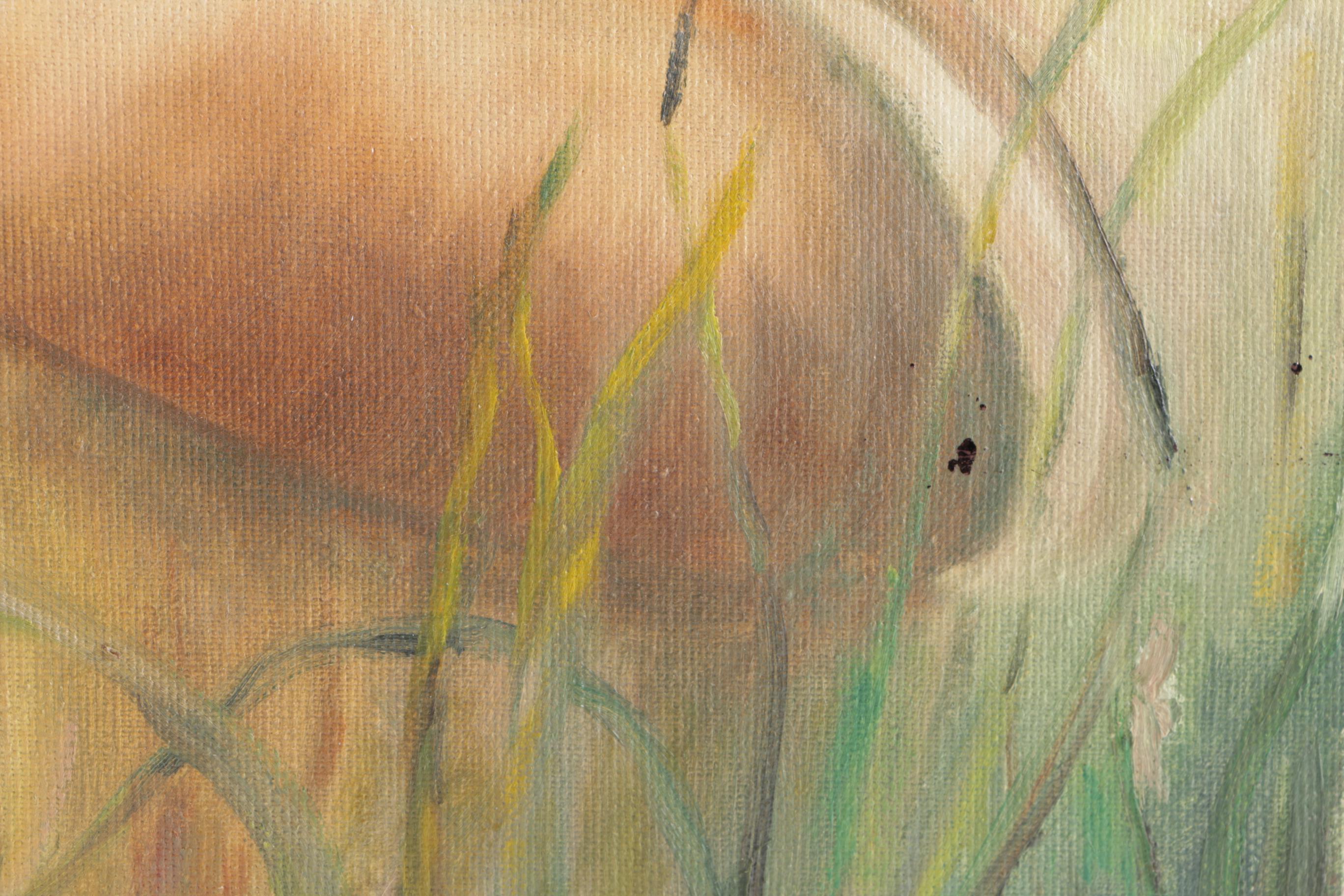 Shirley Schwartz Oil Painting on Canvas of Child