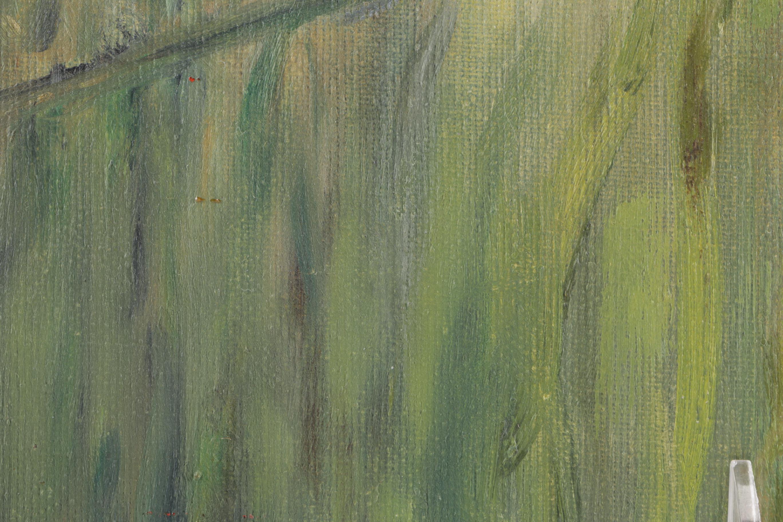 Shirley Schwartz Oil Painting on Canvas of Child